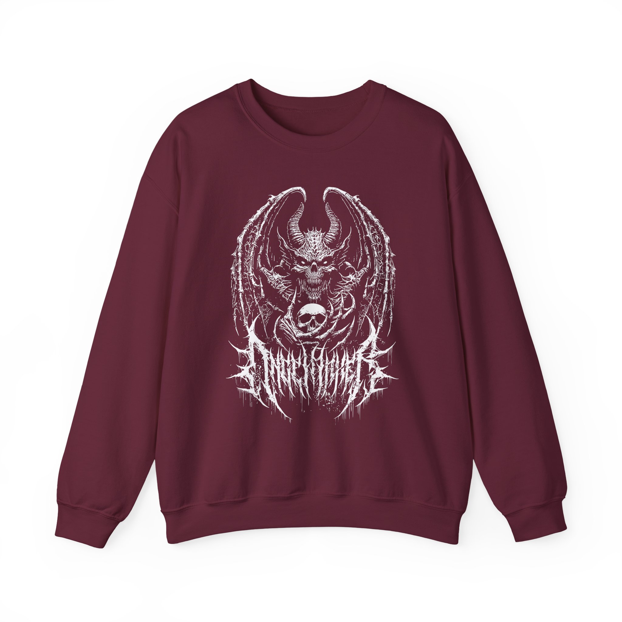 Angelmaker Grim Bat Unisex Heavy Blendâ„¢ Crewneck Sweatshirt