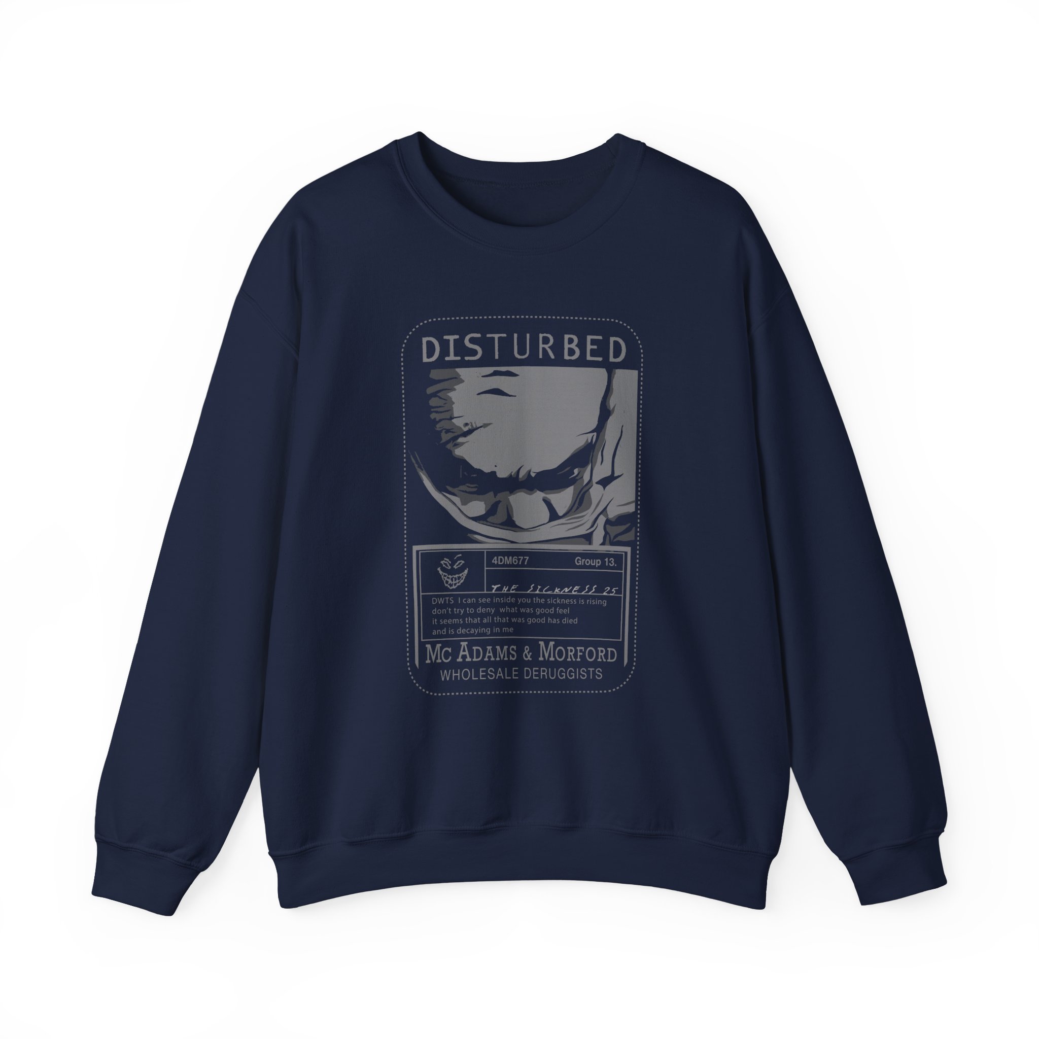 Disturbed Card Unisex Heavy Blendâ„¢ Crewneck Sweatshirt