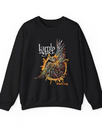 Lamb of God Omens Skeleton Eagle Unisex Heavy Blend™ Crewneck Sweatshirt
