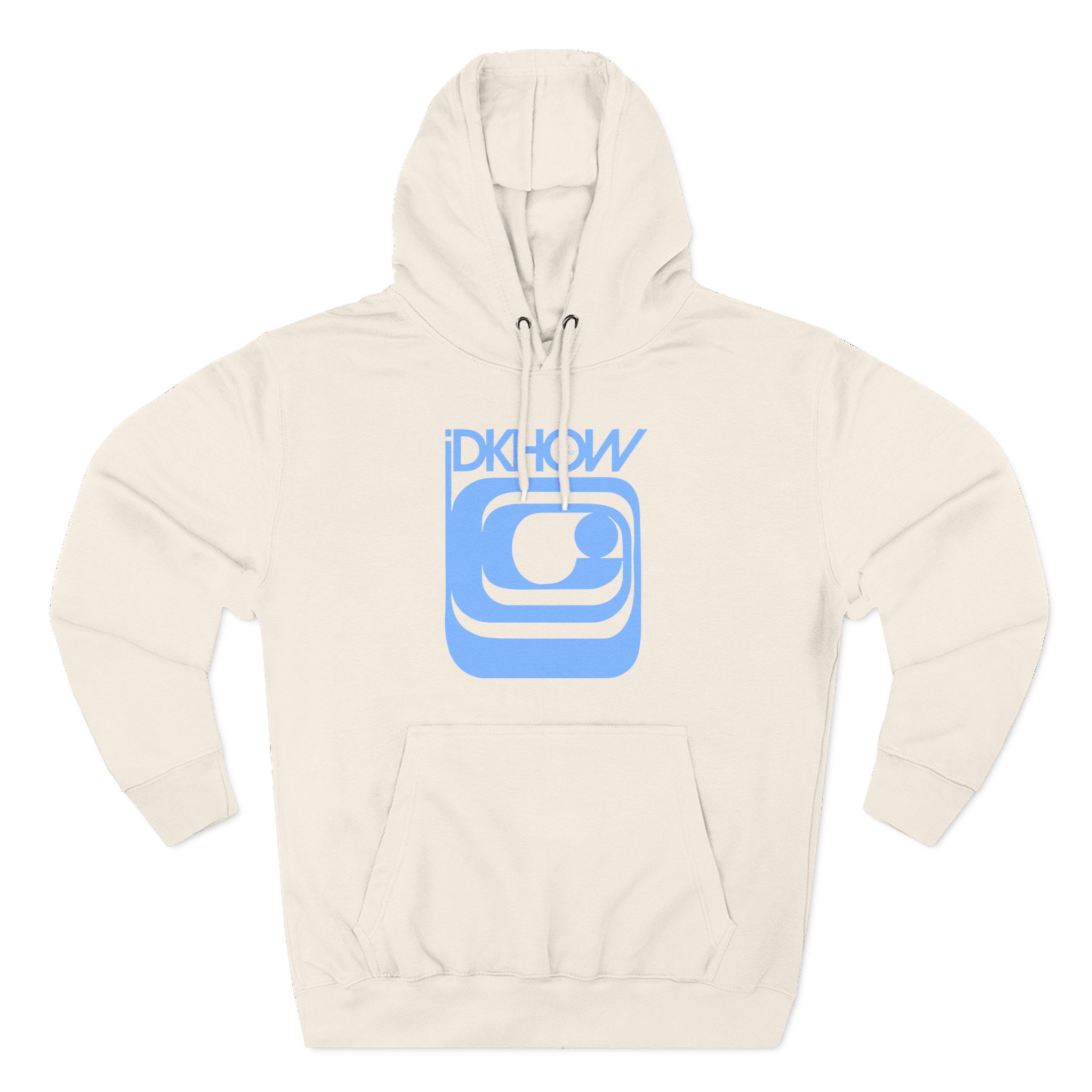 iDKHOW SWIRL MONITOR Three-Panel Fleece Hoodie