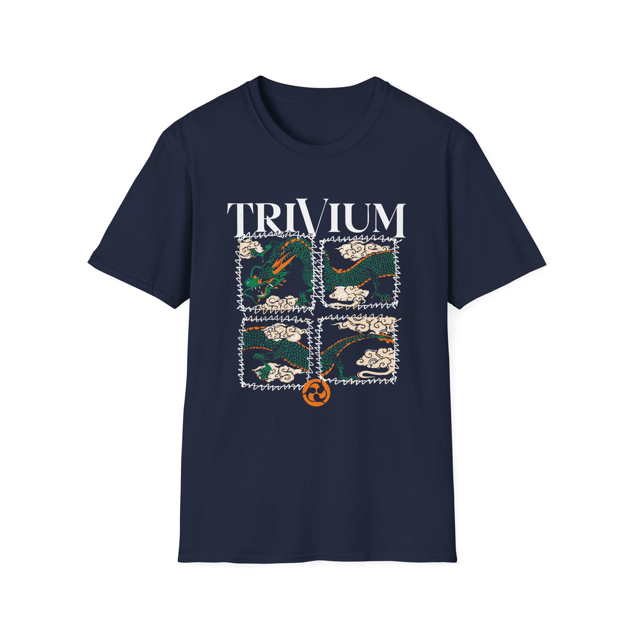 Trivium Dragon Cloud Unisex Softstyle T-Shirt