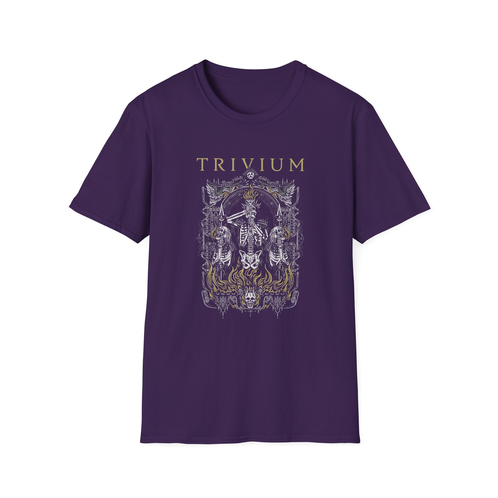Trivium Skelly Frame Unisex Softstyle T-Shirt