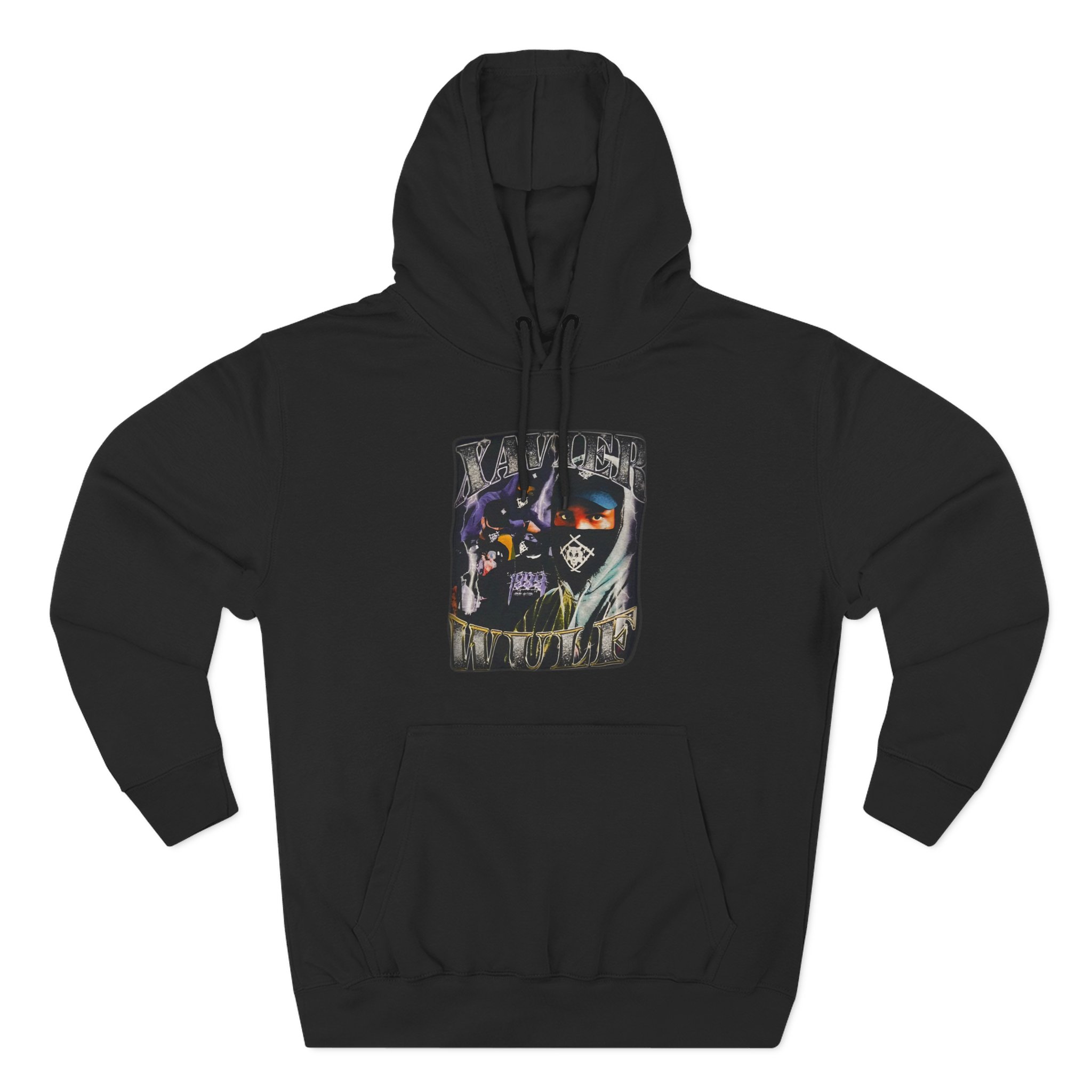 Xavier Wulf Three-Panel Fleece Hoodie