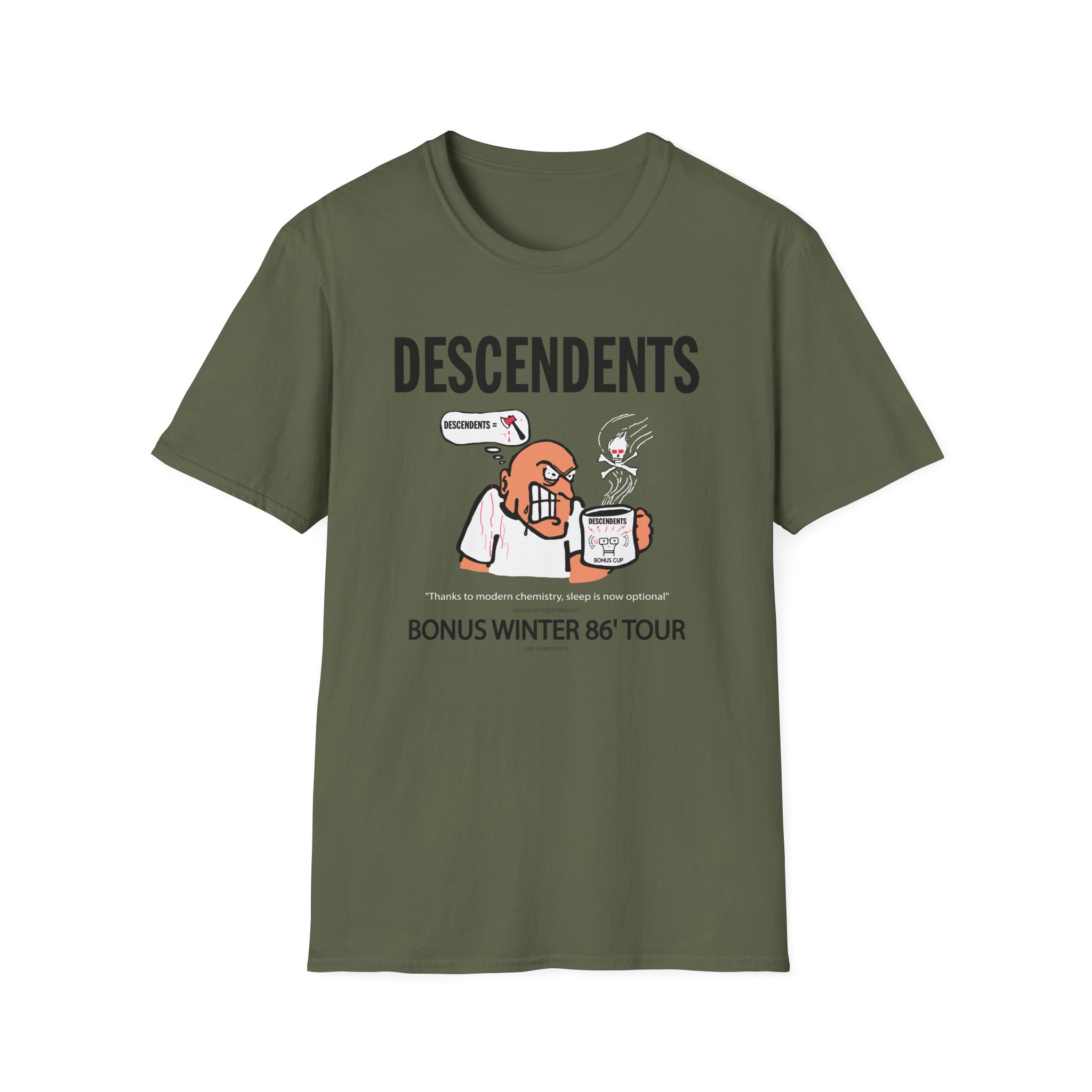 Descendents Bonus Cup '86 Tour Unisex Softstyle T-Shirt