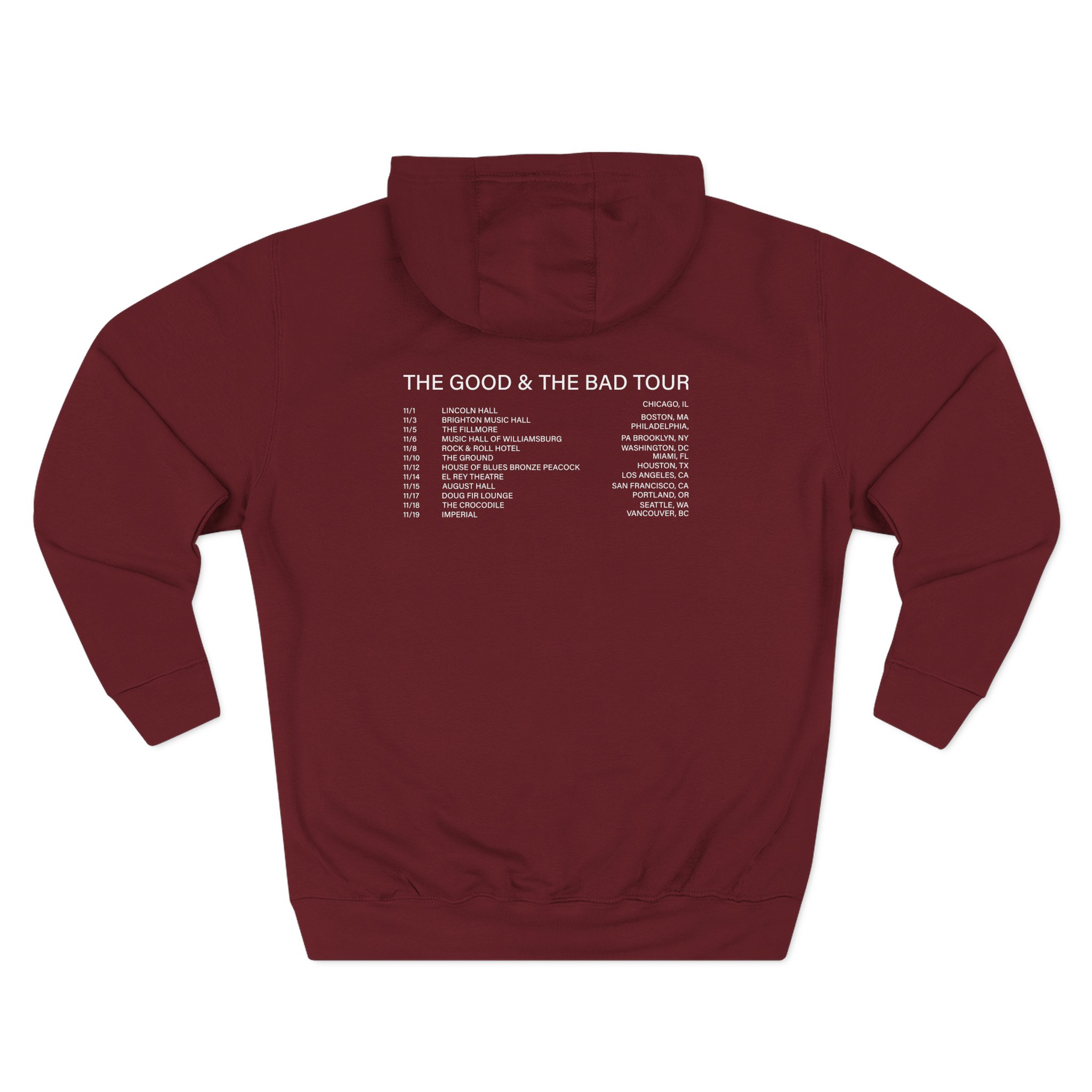 Anthony Ramos the Good & the Bad Album Three-Panel Fleece Hoodie