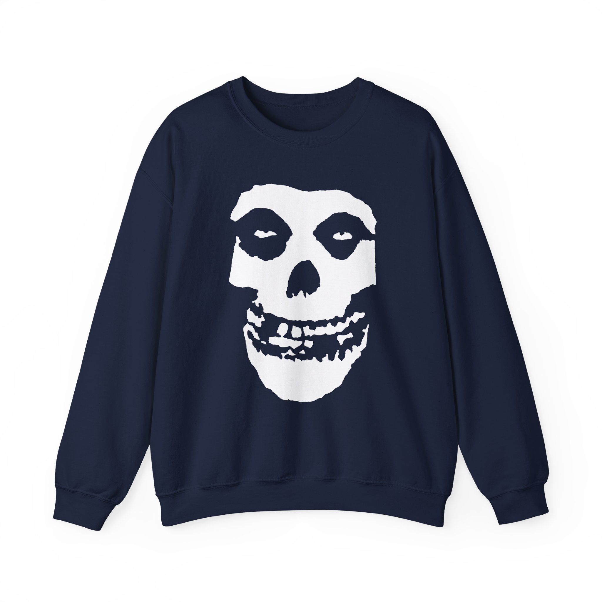 Misfits Classic Fiend Skull Unisex Heavy Blendâ„¢ Crewneck Sweatshirt