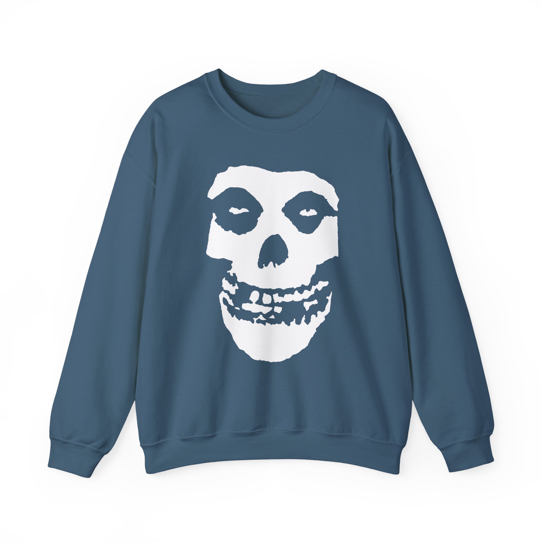 Misfits Classic Fiend Skull Unisex Heavy Blendâ„¢ Crewneck Sweatshirt