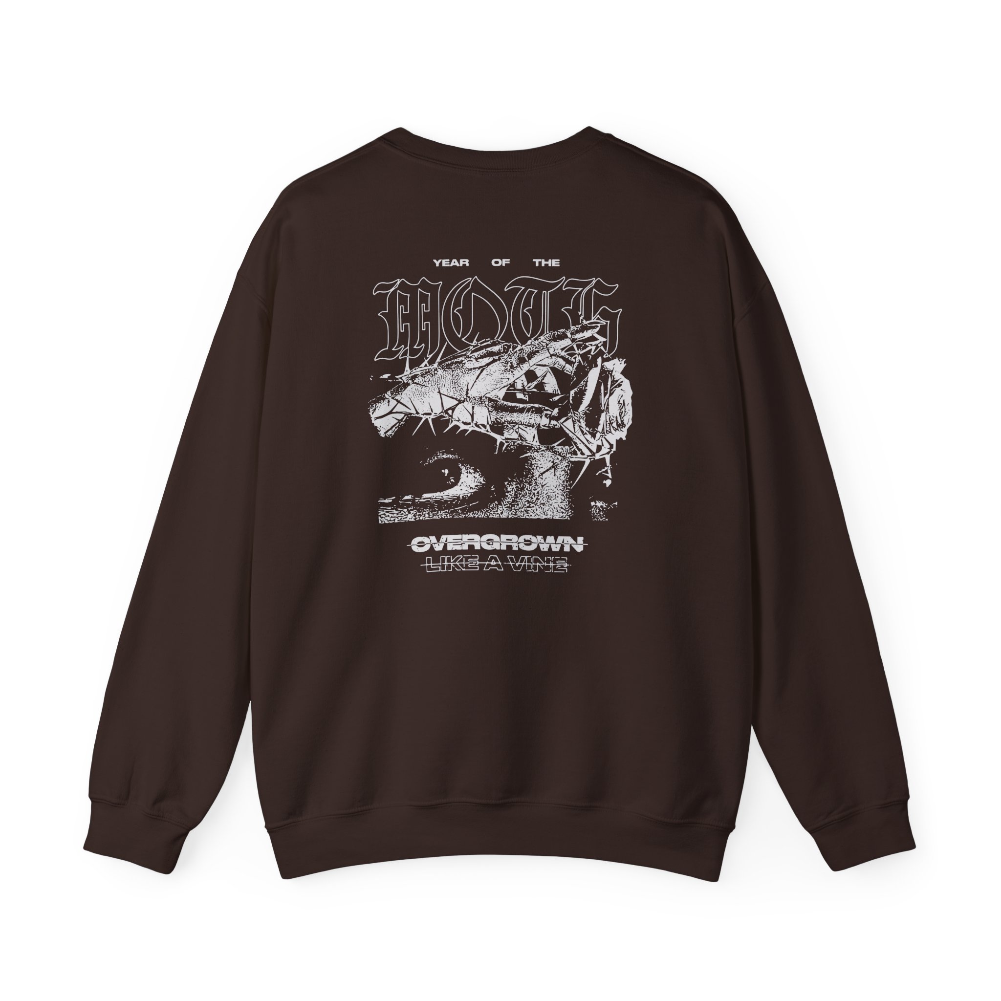 Like Moths to Flames Overgrown Unisex Heavy Blendâ„¢ Crewneck Sweatshirt