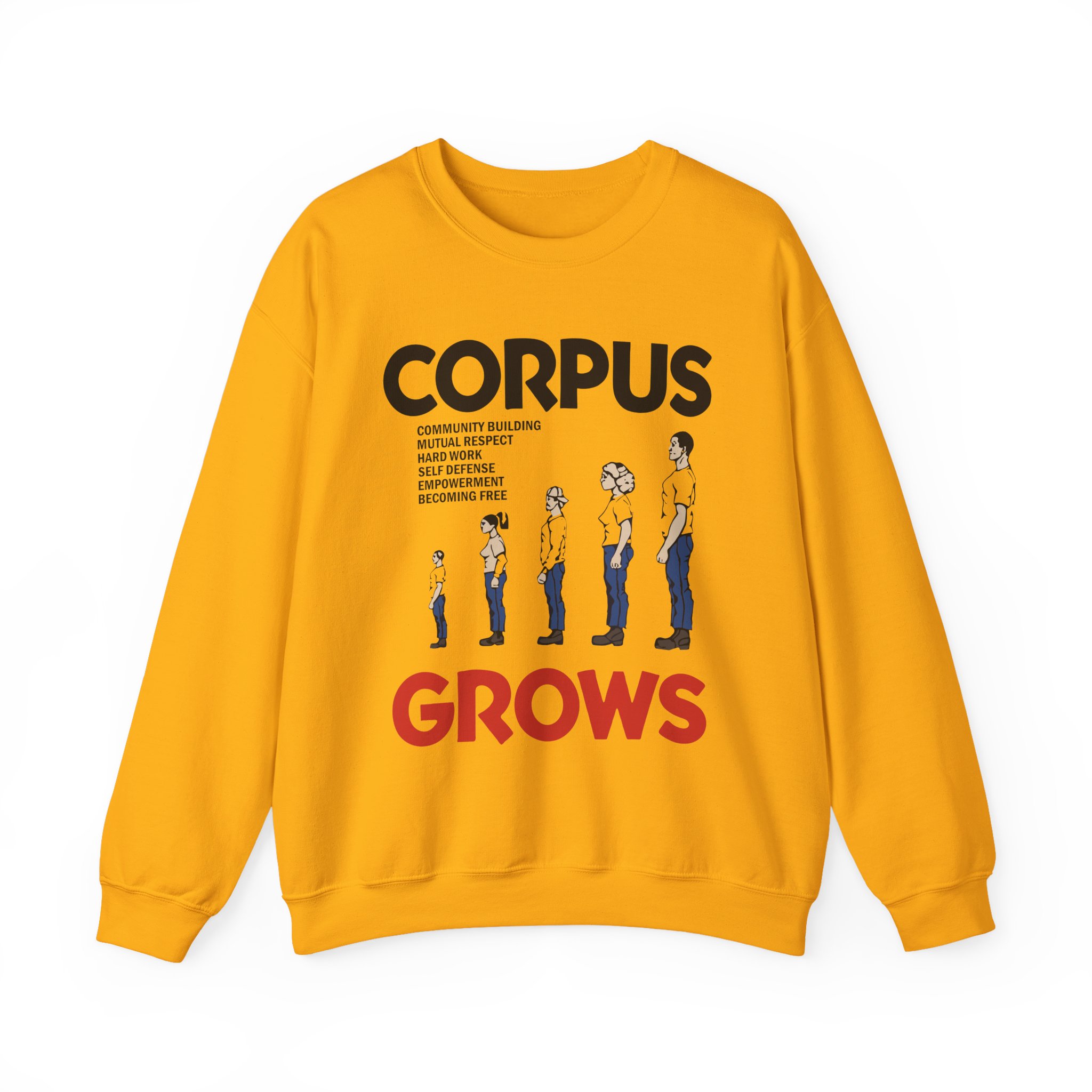 Show Me the Body Corpus Grows Unisex Heavy Blendâ„¢ Crewneck Sweatshirt