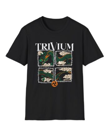 Trivium Dragon Cloud Unisex Softstyle T-Shirt