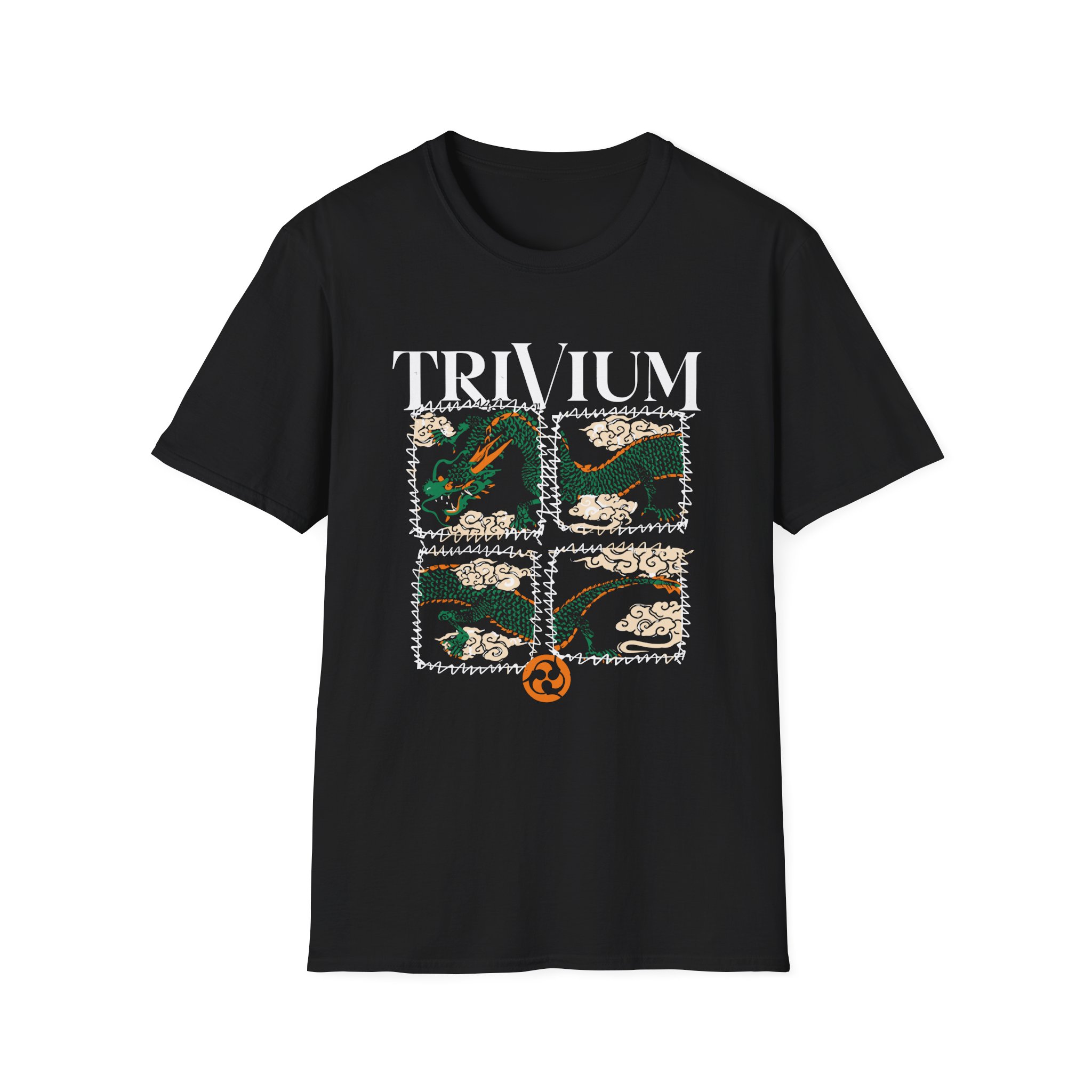 Trivium Dragon Cloud Unisex Softstyle T-Shirt