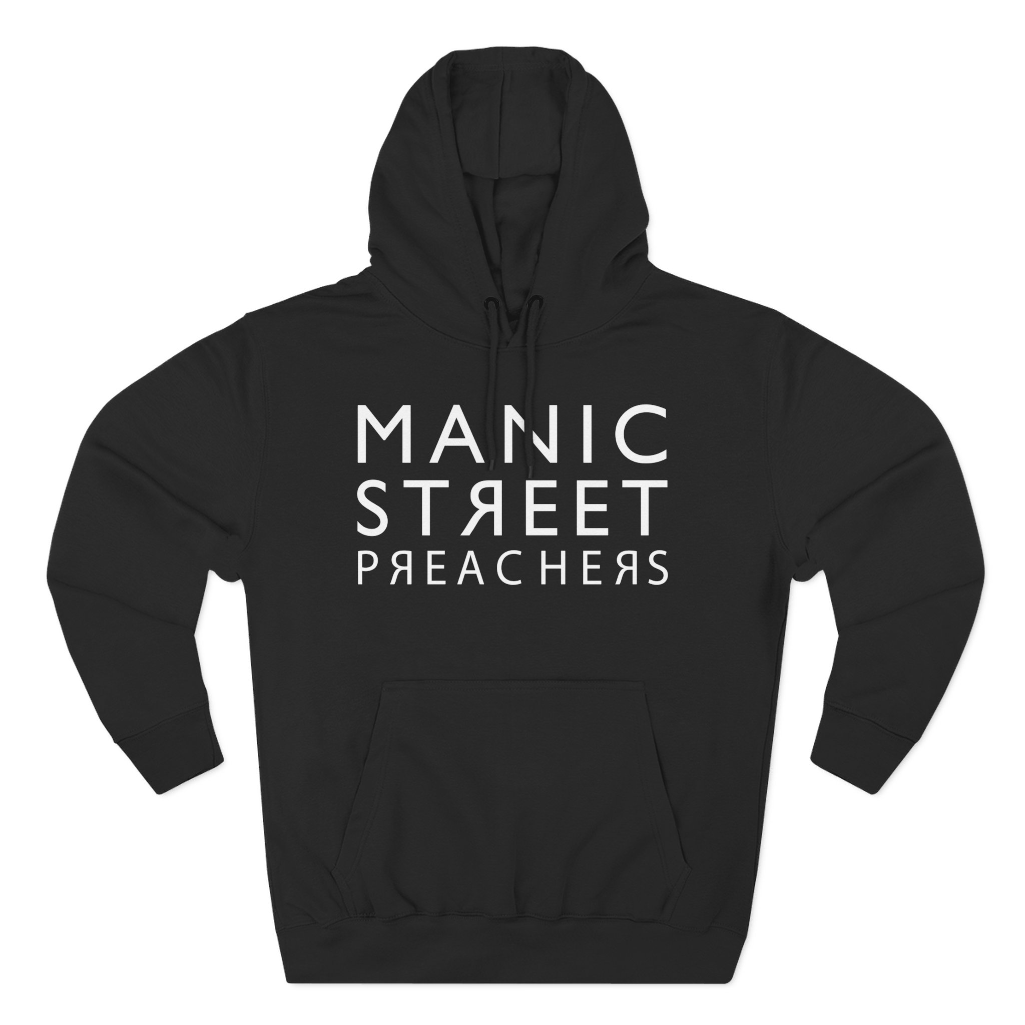 Manic Street Preachers Reversed Logo Three-Panel Fleece Hoodie
