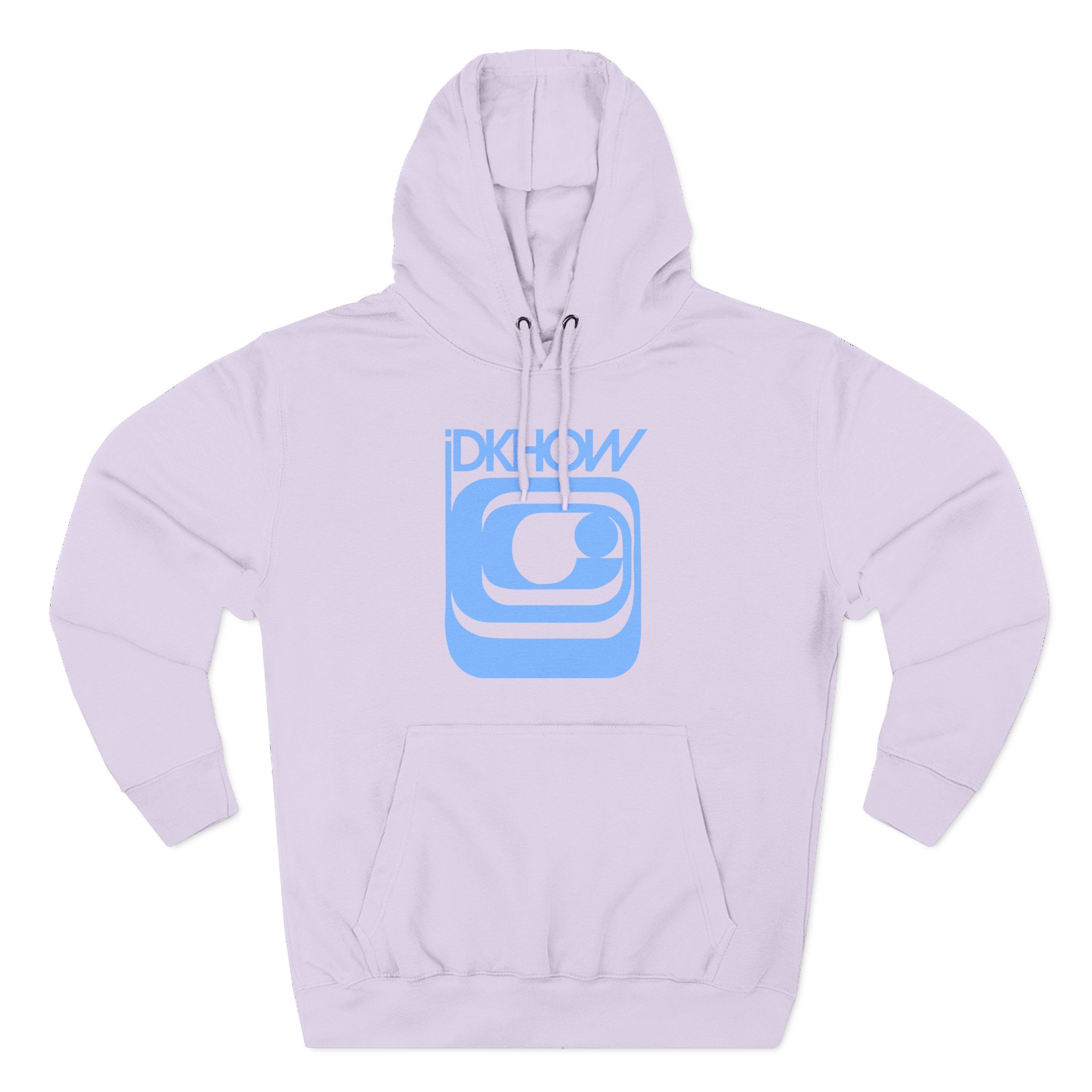 iDKHOW SWIRL MONITOR Three-Panel Fleece Hoodie