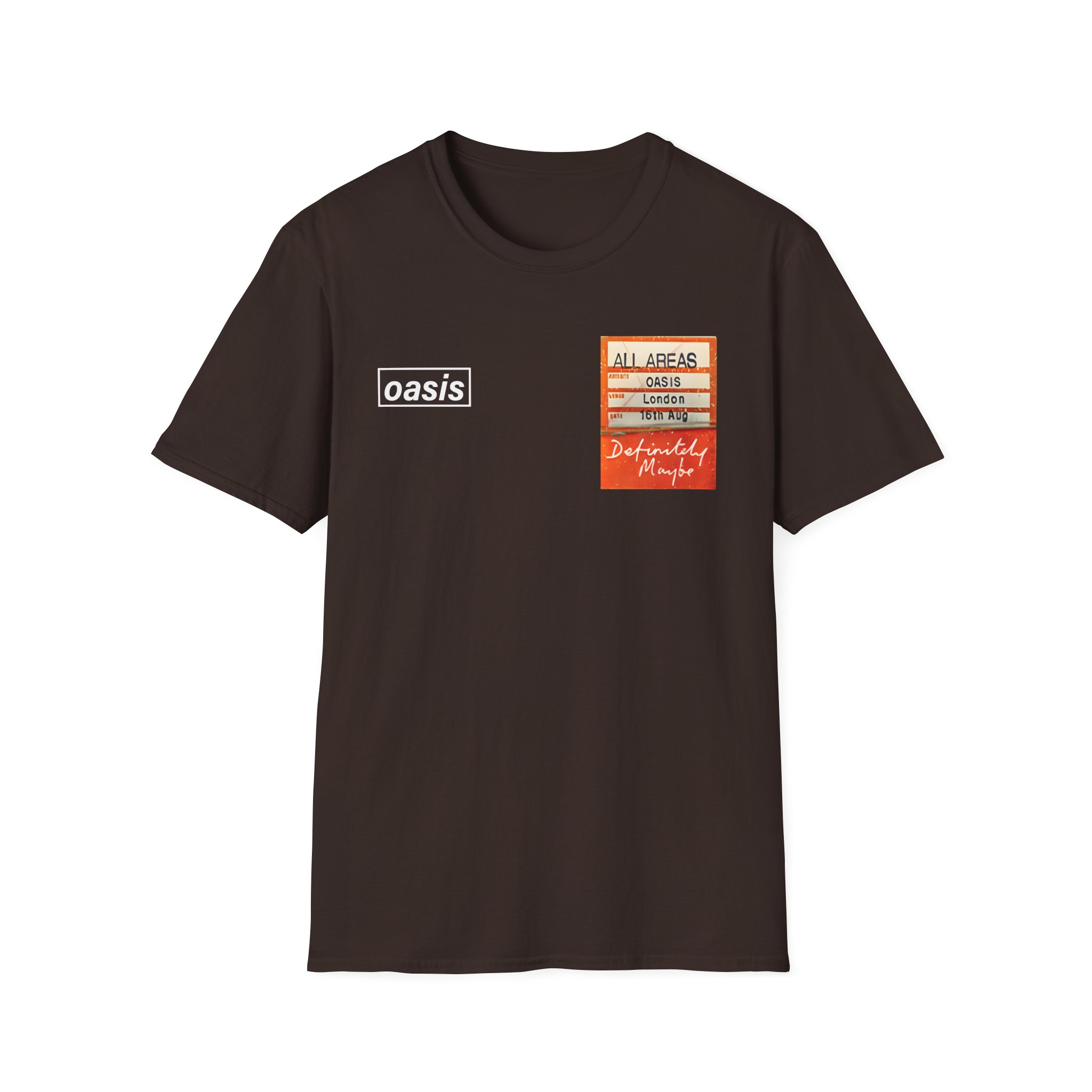 Oasis Setlist Unisex Softstyle T-Shirt