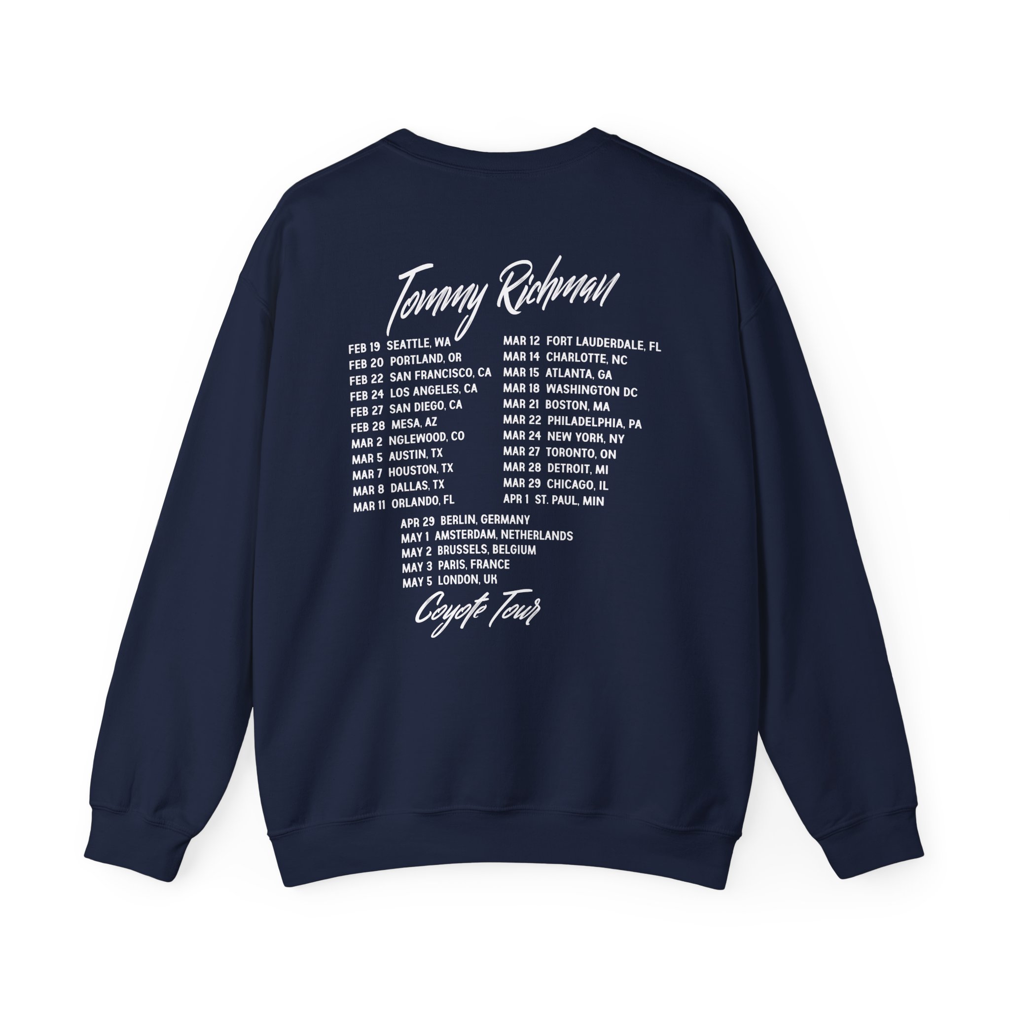 Tommy Richman Coyote Tour Unisex Heavy Blendâ„¢ Crewneck Sweatshirt