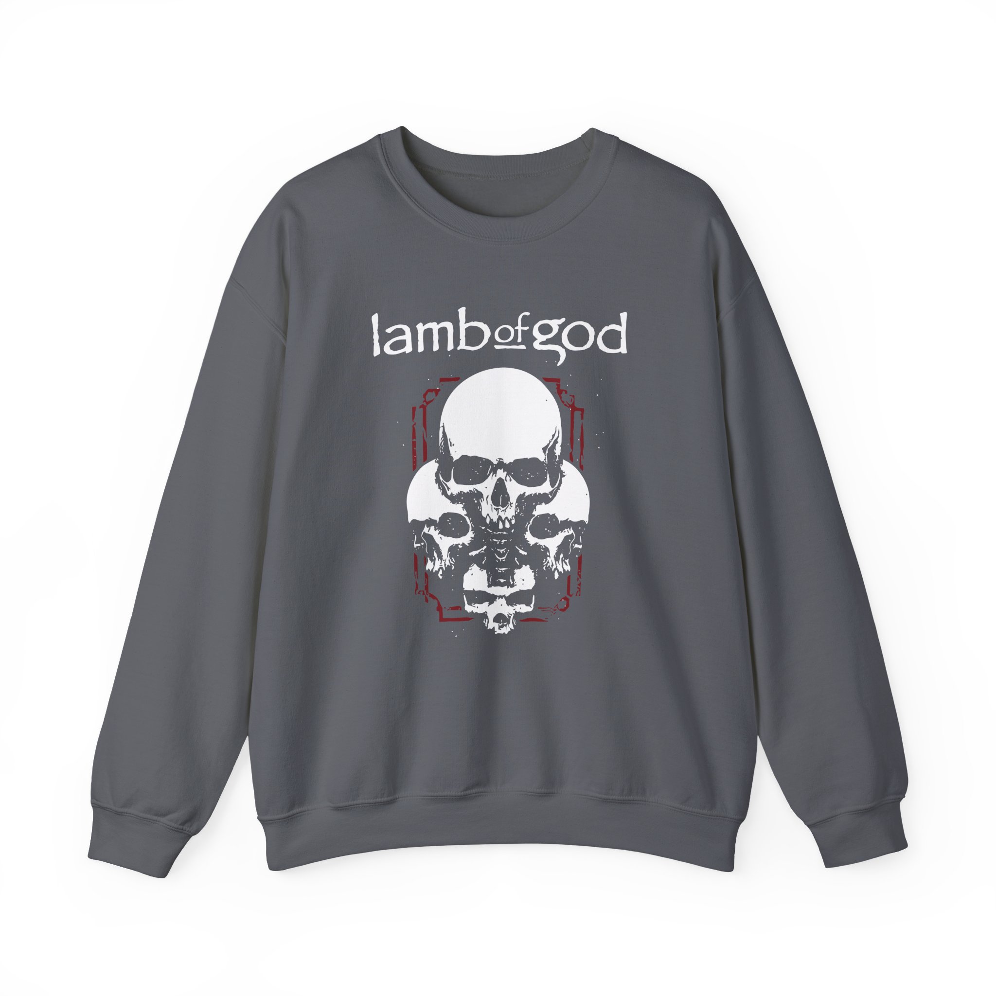 Lamb of God 4 Skulls Unisex Heavy Blendâ„¢ Crewneck Sweatshirt
