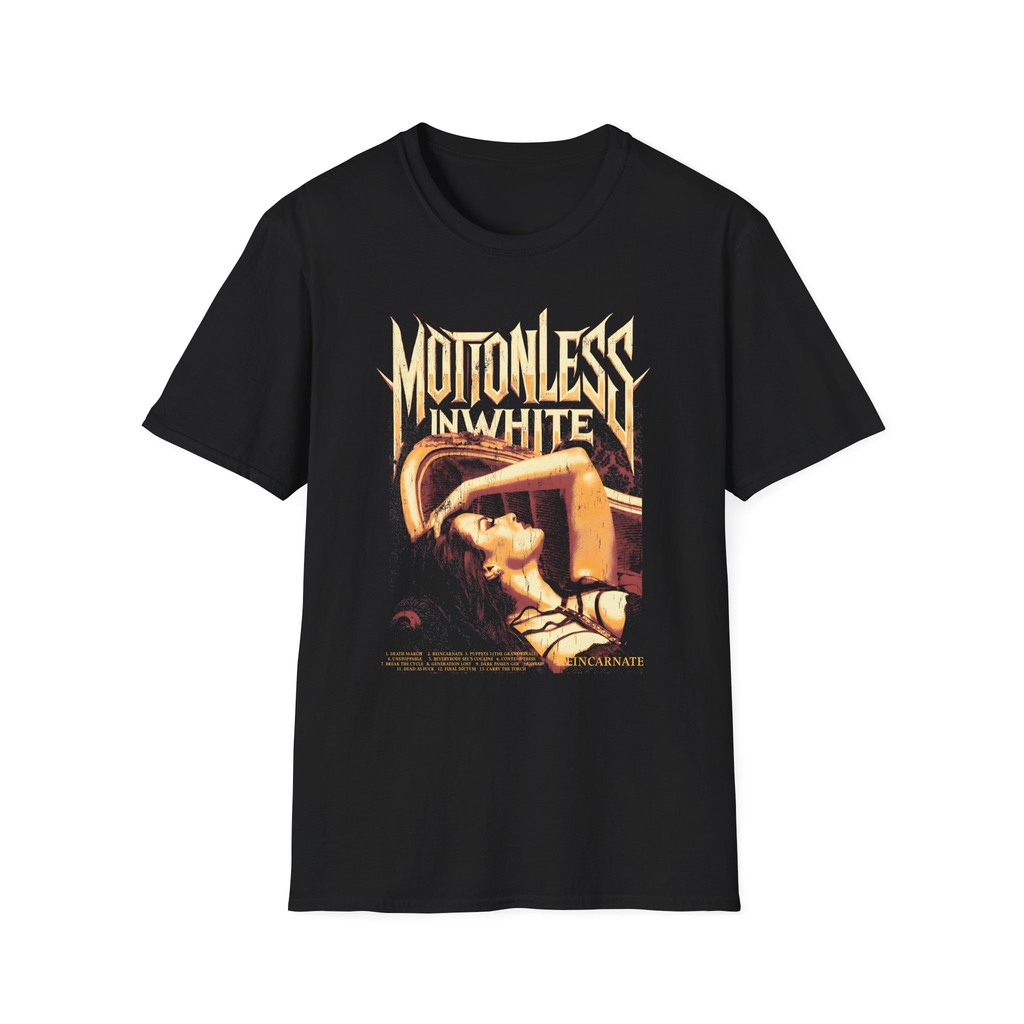Motionless in White Eternal Rest Unisex Softstyle T-Shirt