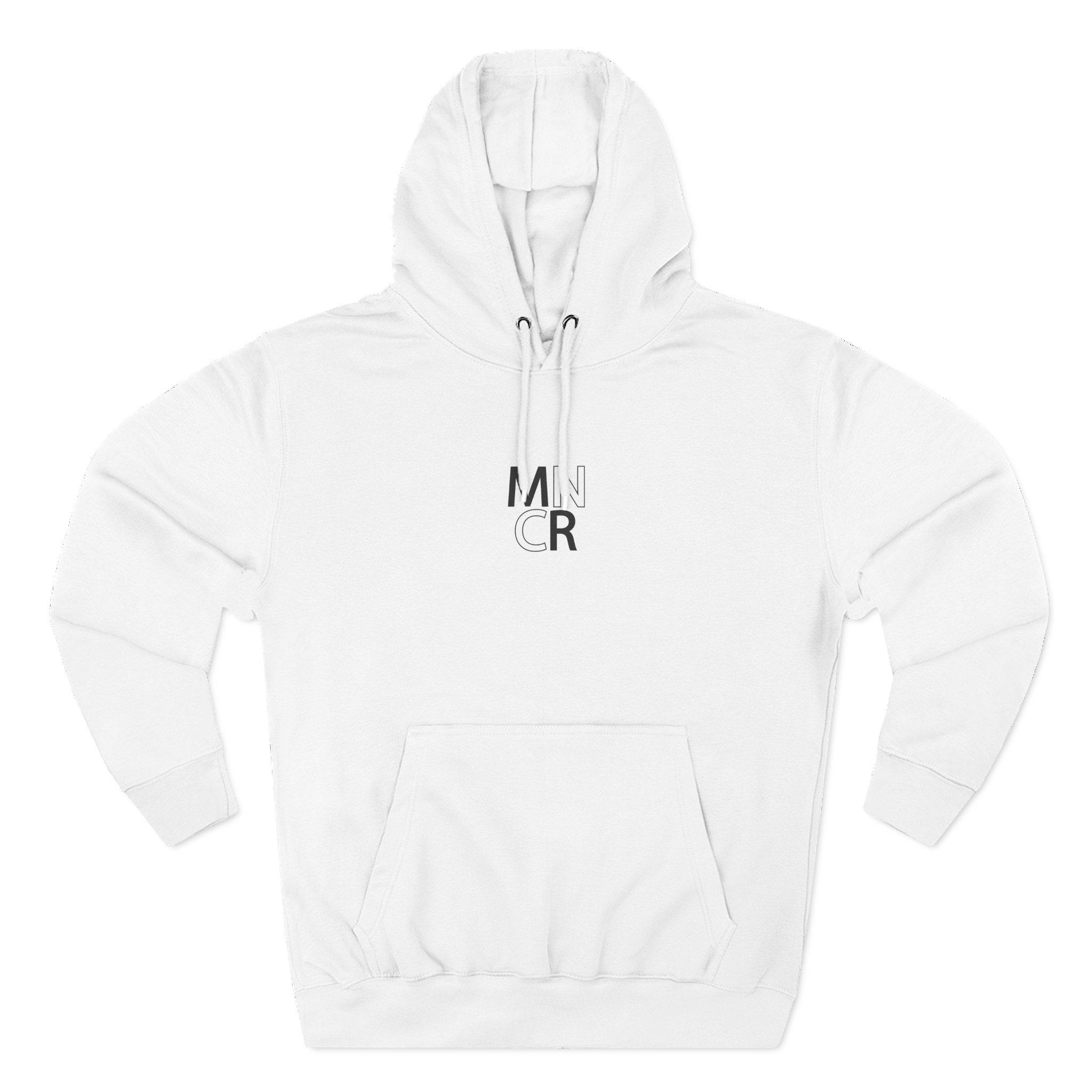 Hybe Bts Monochrome Three-Panel Fleece Hoodie