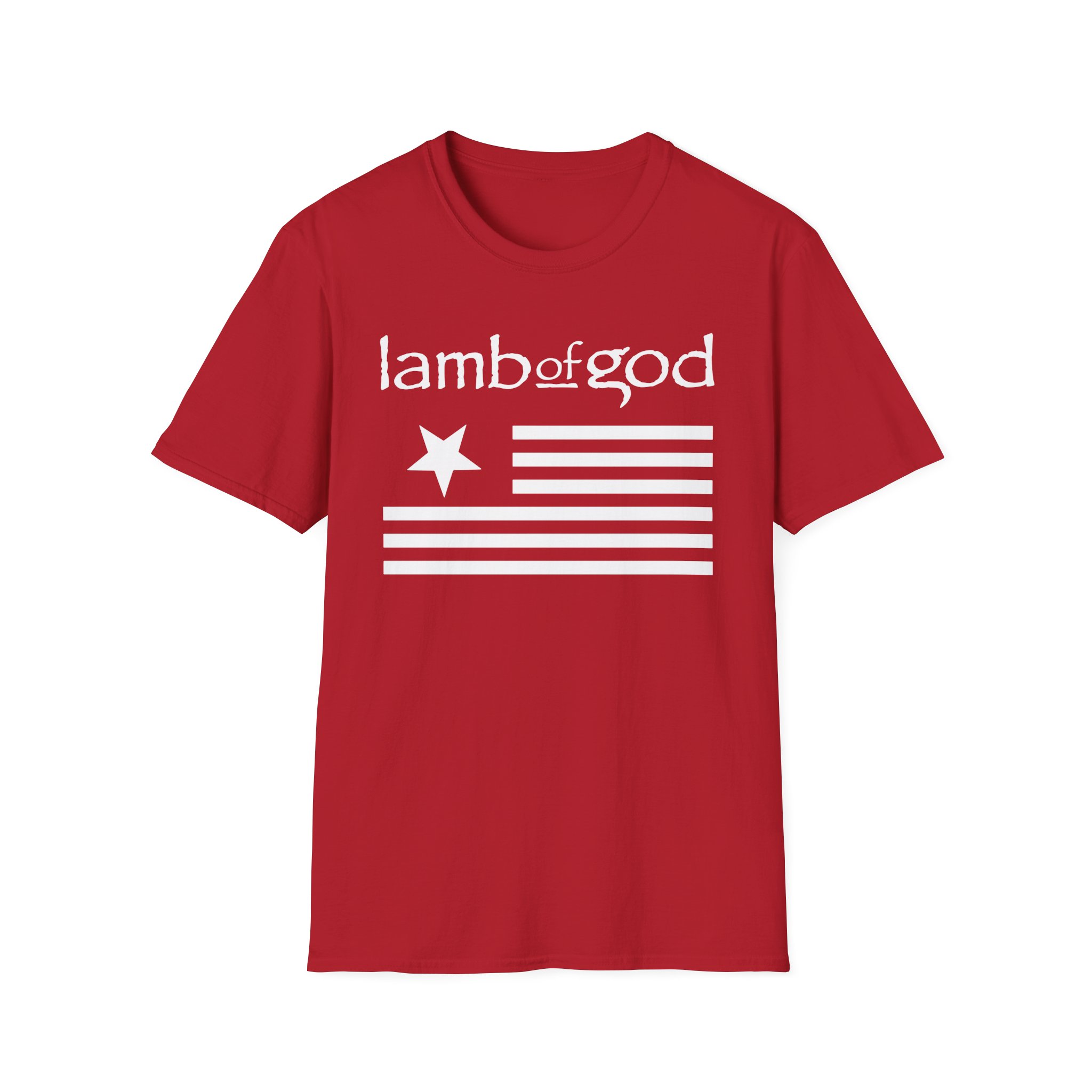 Lamb of God Flag Unisex Softstyle T-Shirt