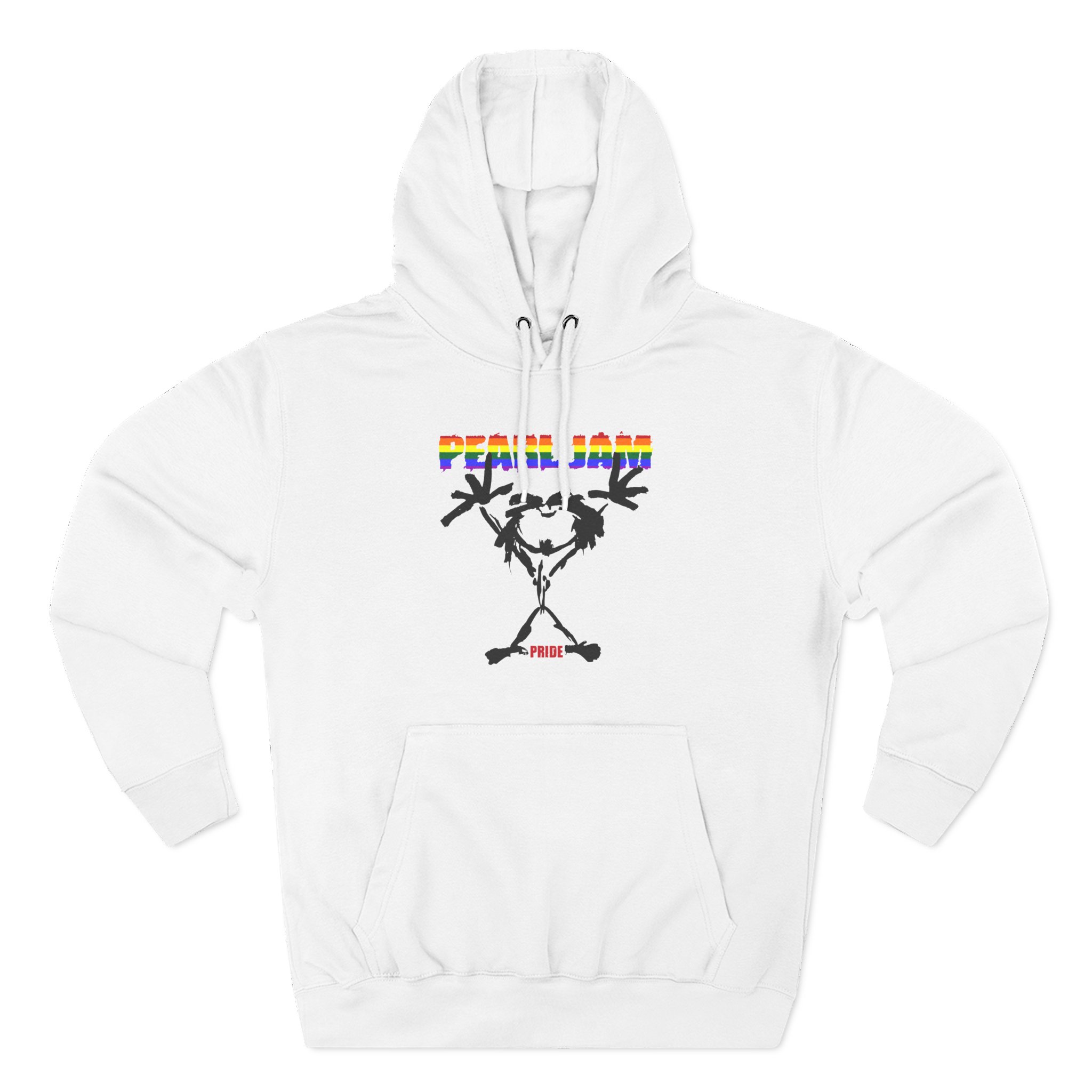Pearl Jam Pride Stickman Three-Panel Fleece Hoodie