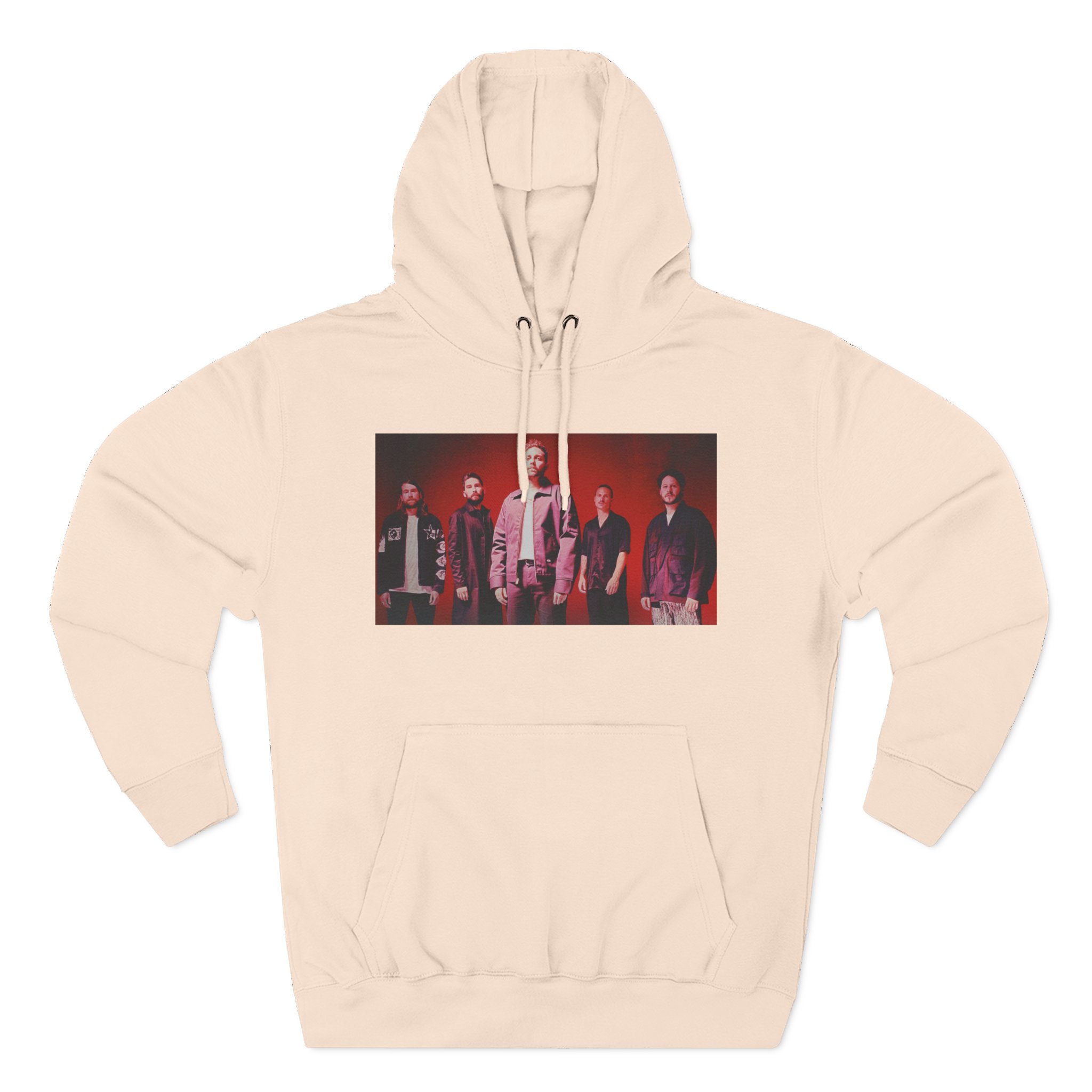 You Me at Six Photo Three-Panel Fleece Hoodie