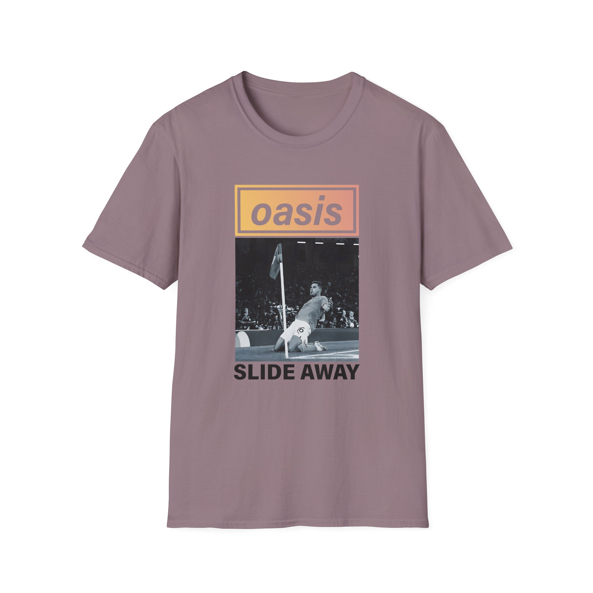 Oasis Man City Slide Away Unisex Softstyle T-Shirt