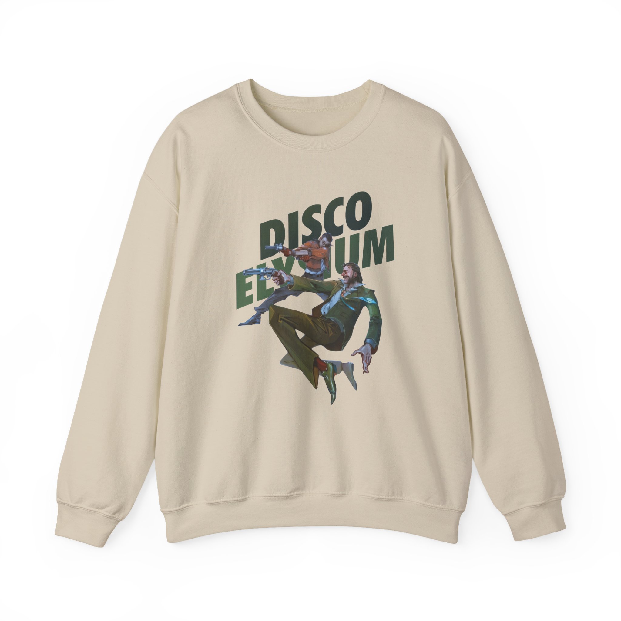 Disco Elysium Unisex Heavy Blendâ„¢ Crewneck Sweatshirt