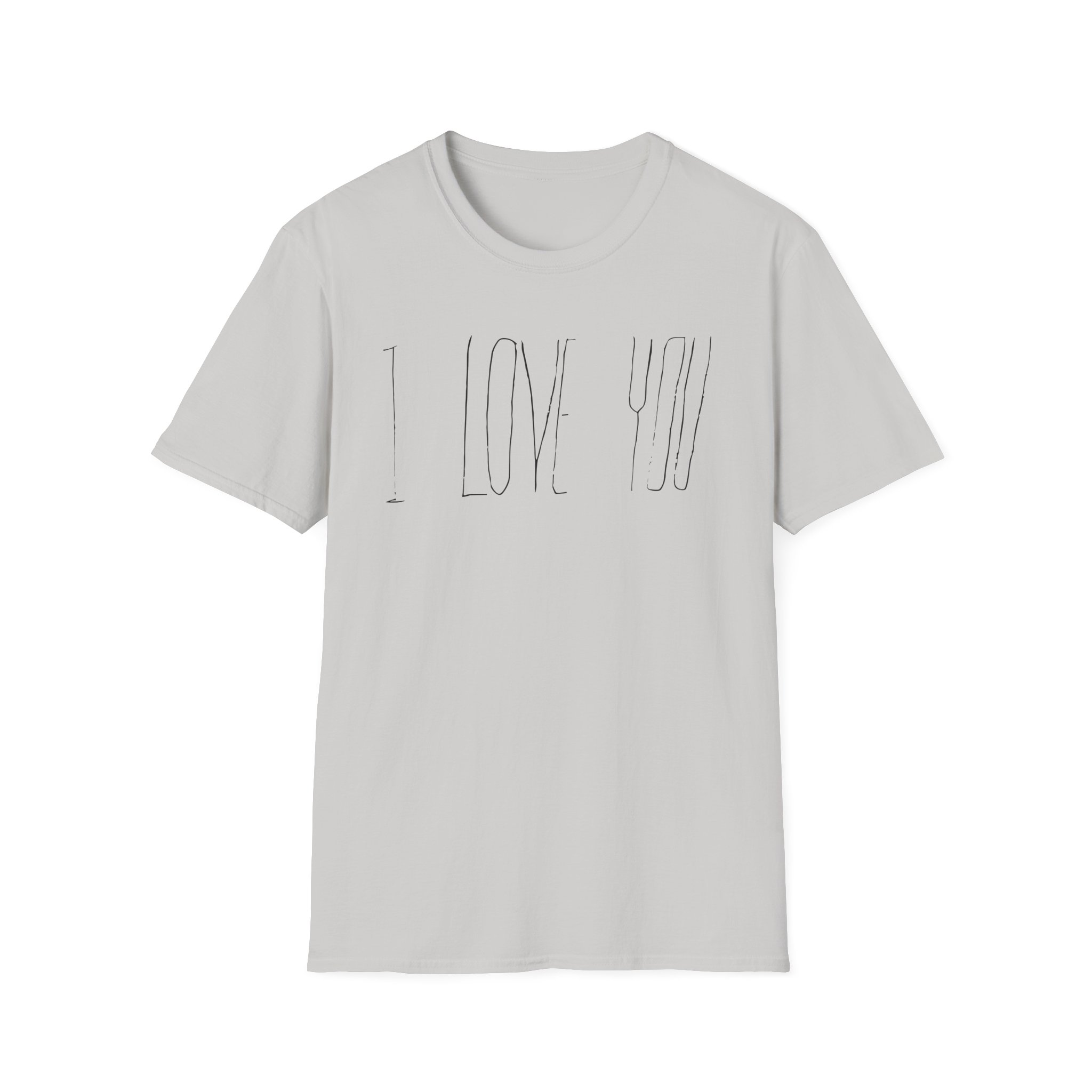 Kurt Cobain I Love You Unisex Softstyle T-Shirt