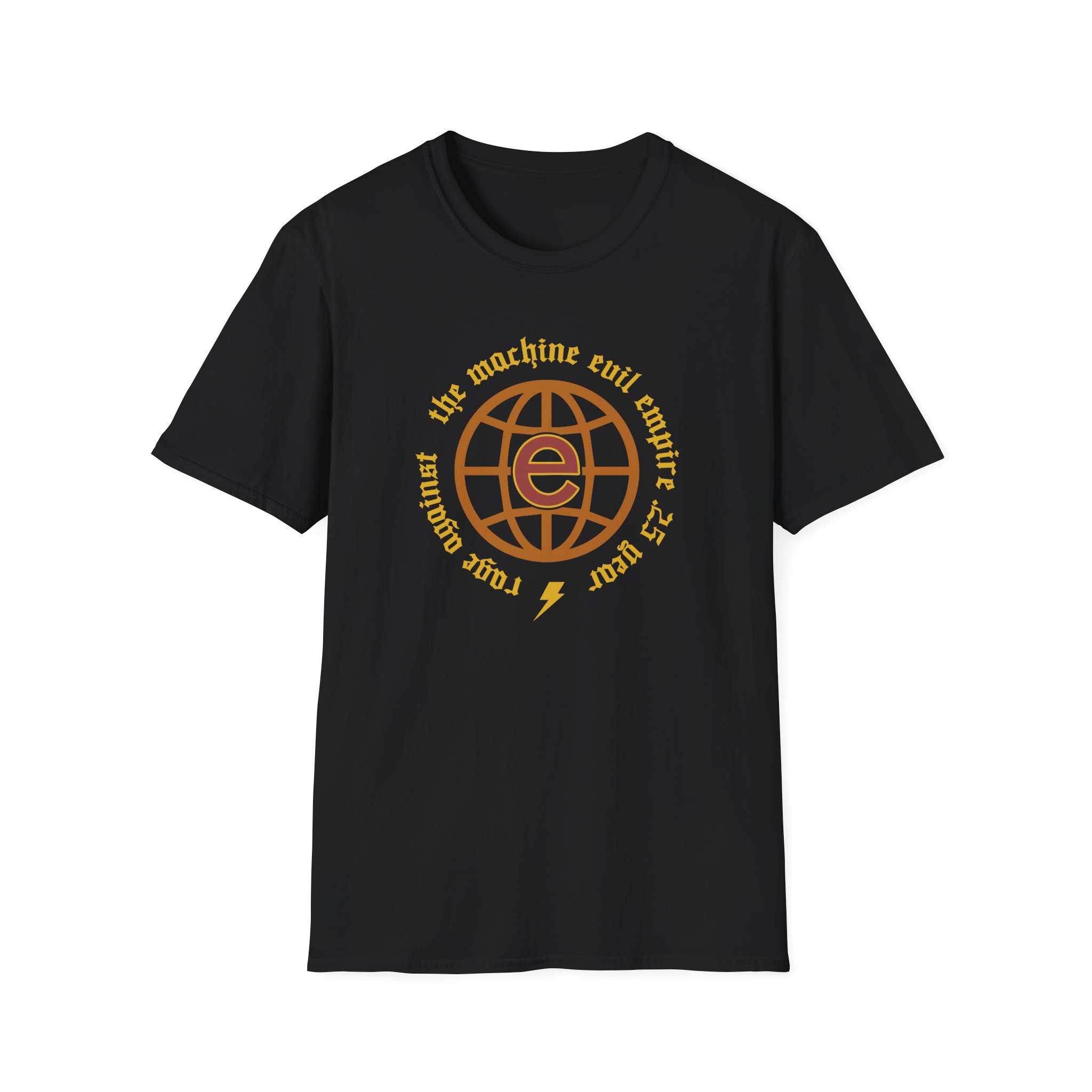 Rage Against the Machine Evil Empire Globe Unisex Softstyle T-Shirt