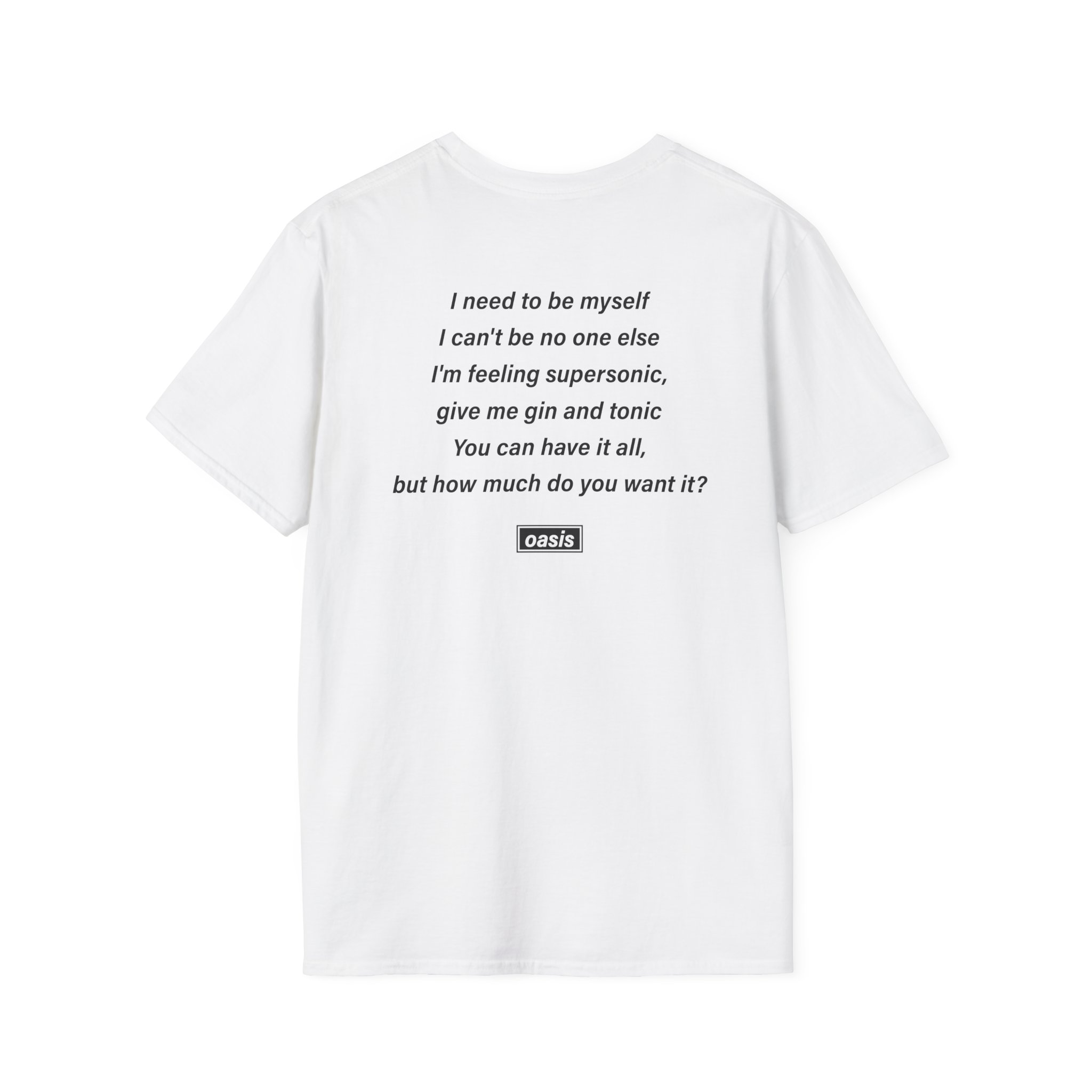 Oasis Supersonic Unisex Softstyle T-Shirt