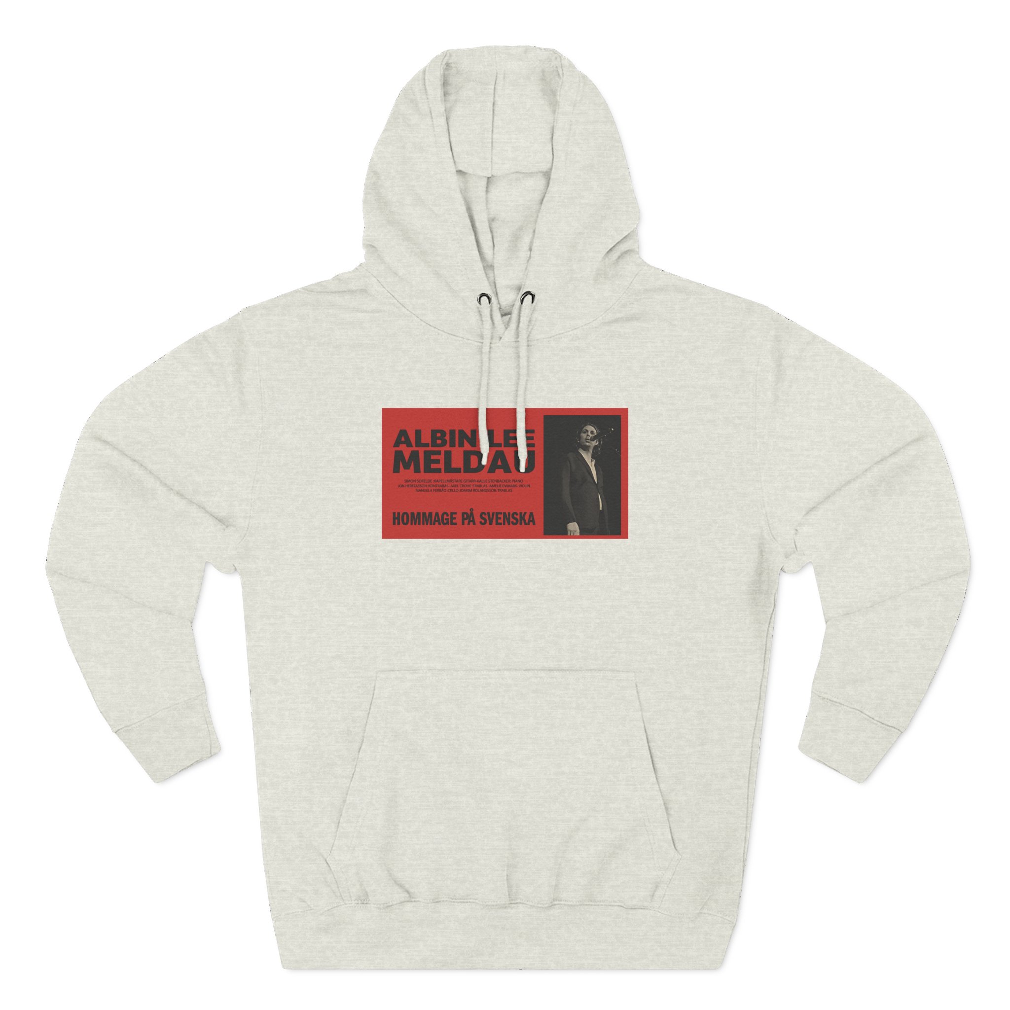 Albin Lee Meldau Hommage På Svenska Three-Panel Fleece Hoodie