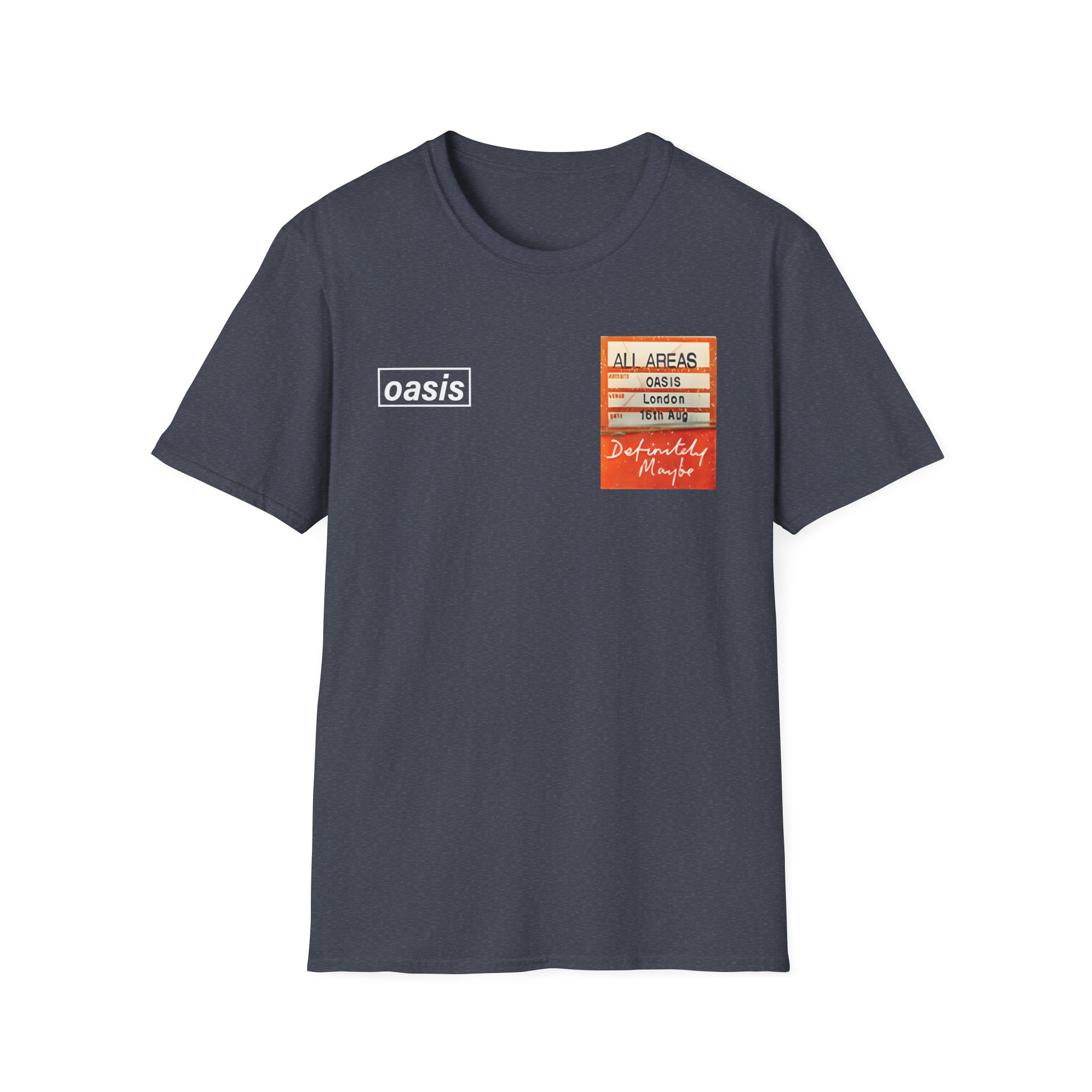 Oasis Setlist Unisex Softstyle T-Shirt
