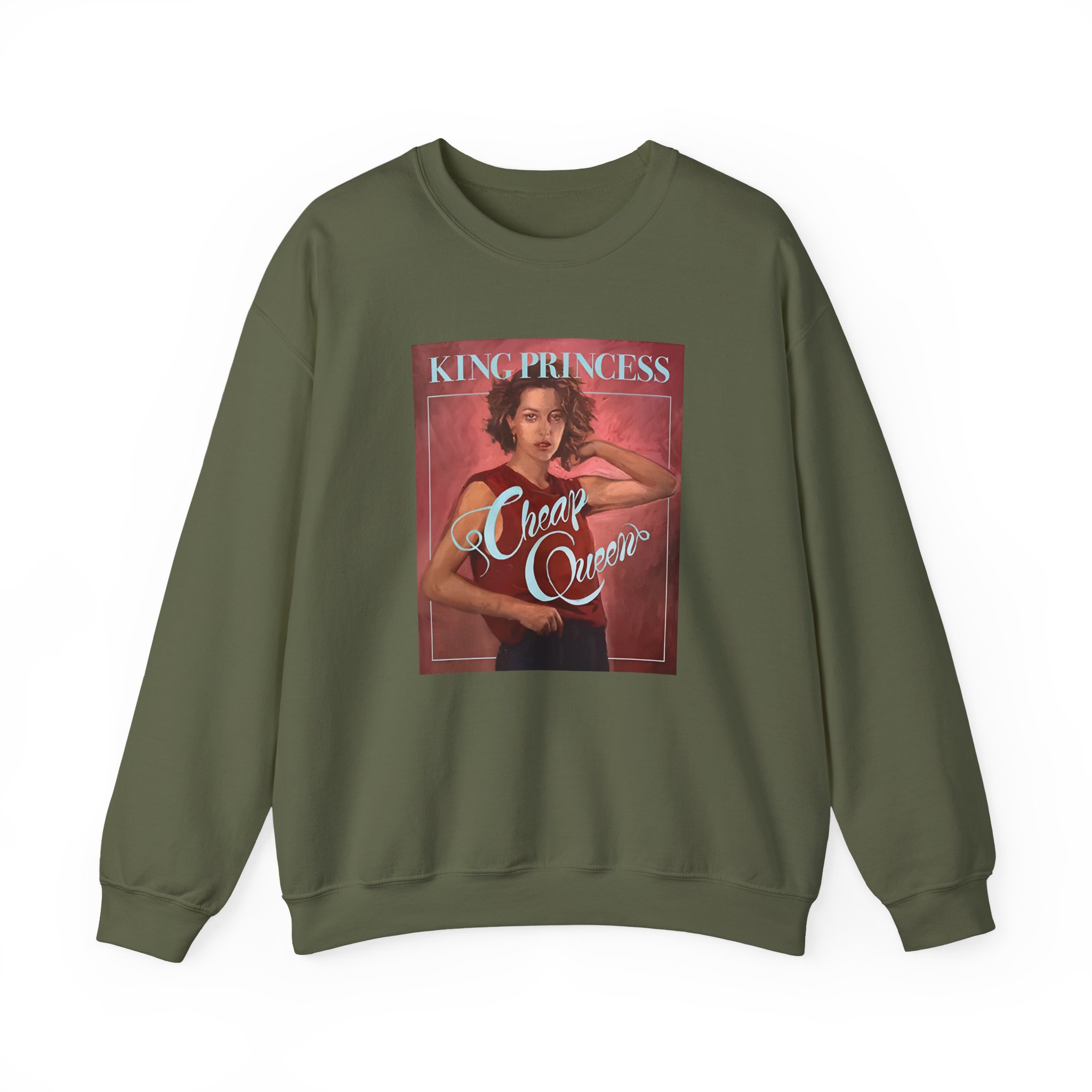 King Princess Cheap Queen Unisex Heavy Blendâ„¢ Crewneck Sweatshirt