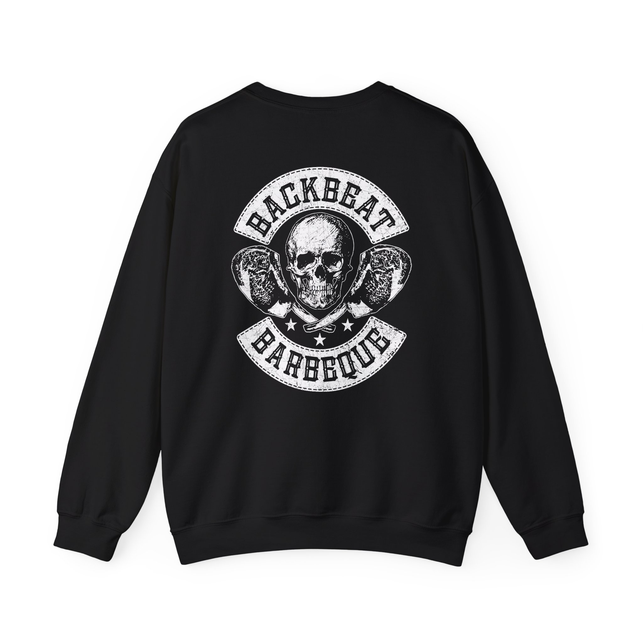Foo Fighters Backbeat Bbq Logo Unisex Heavy Blendâ„¢ Crewneck Sweatshirt
