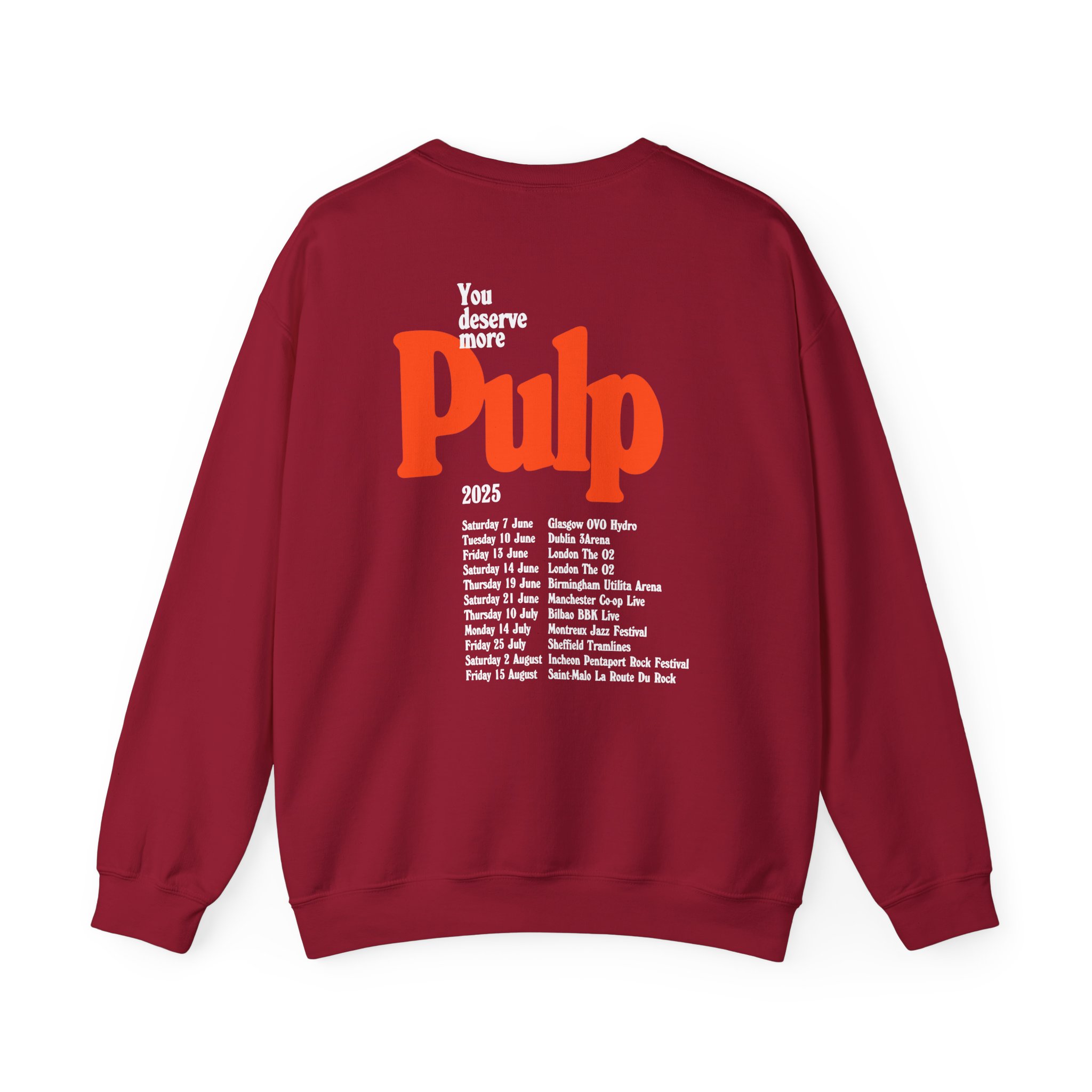 Pulp More 2025 Tour Unisex Heavy Blendâ„¢ Crewneck Sweatshirt