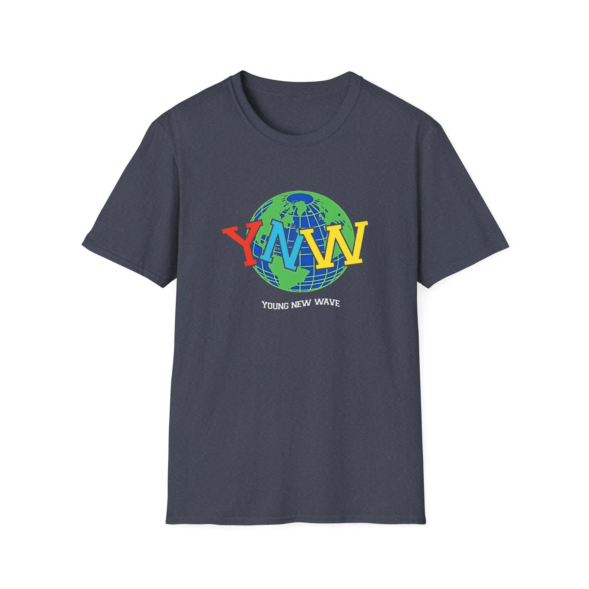 YNW Melly globe Unisex Softstyle T-Shirt