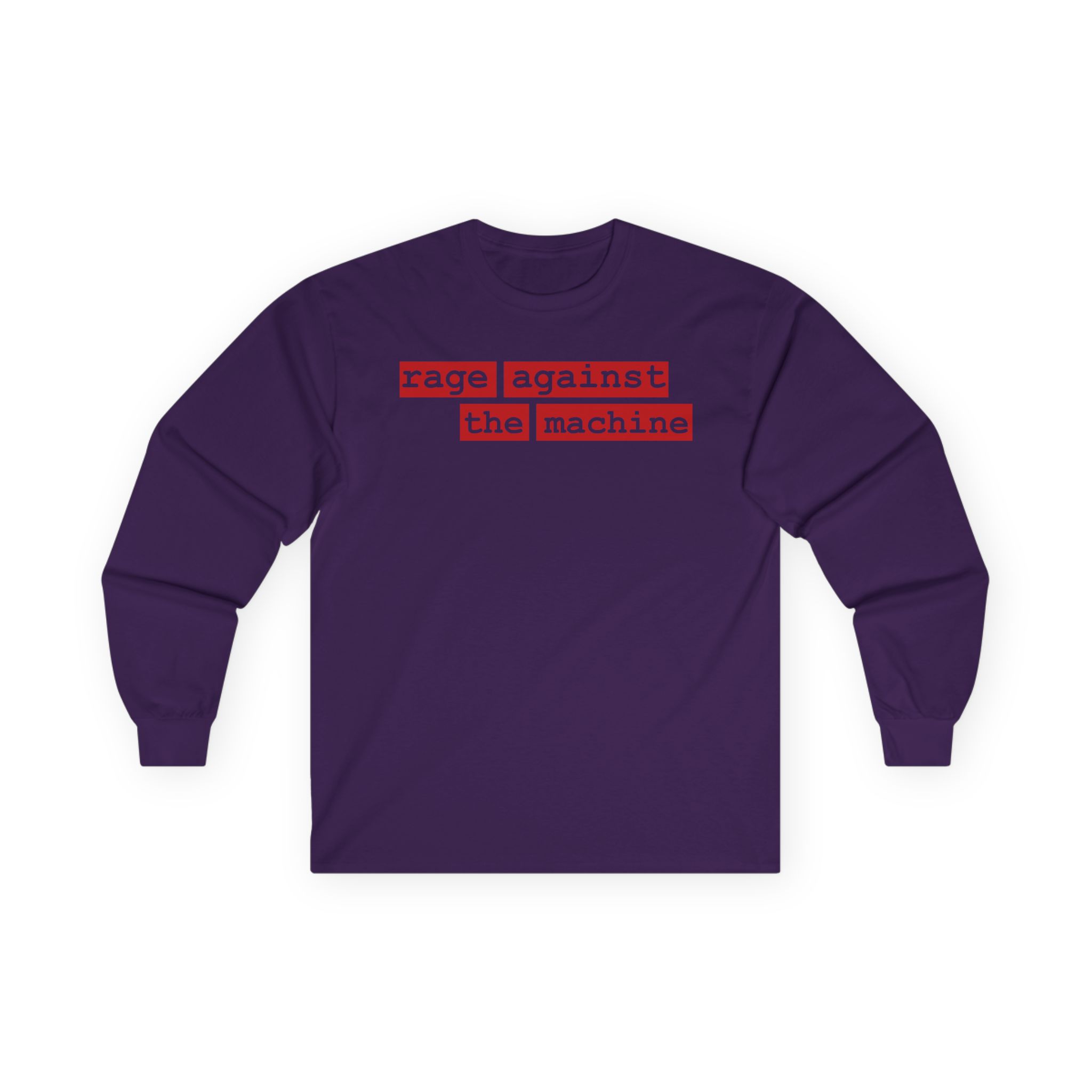 Rage Against the Machine Rage Stencil Type Unisex Ultra Cotton Long Sleeve Tee
