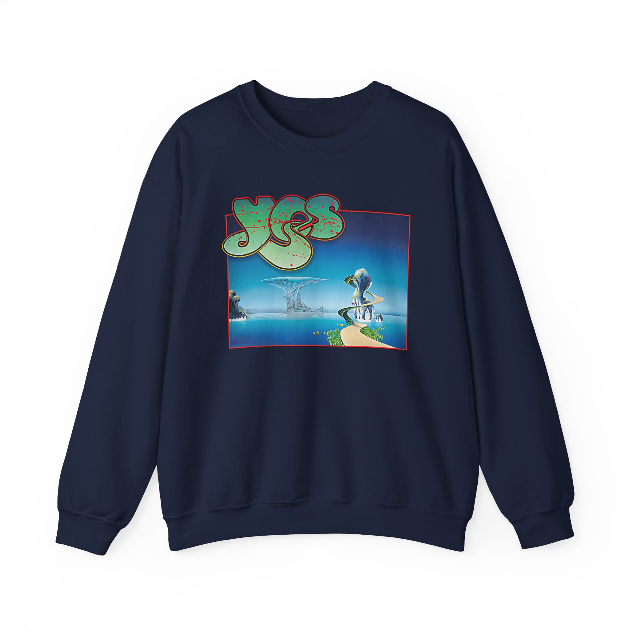 Yes Song Album Cover Unisex Heavy Blendâ„¢ Crewneck Sweatshirt