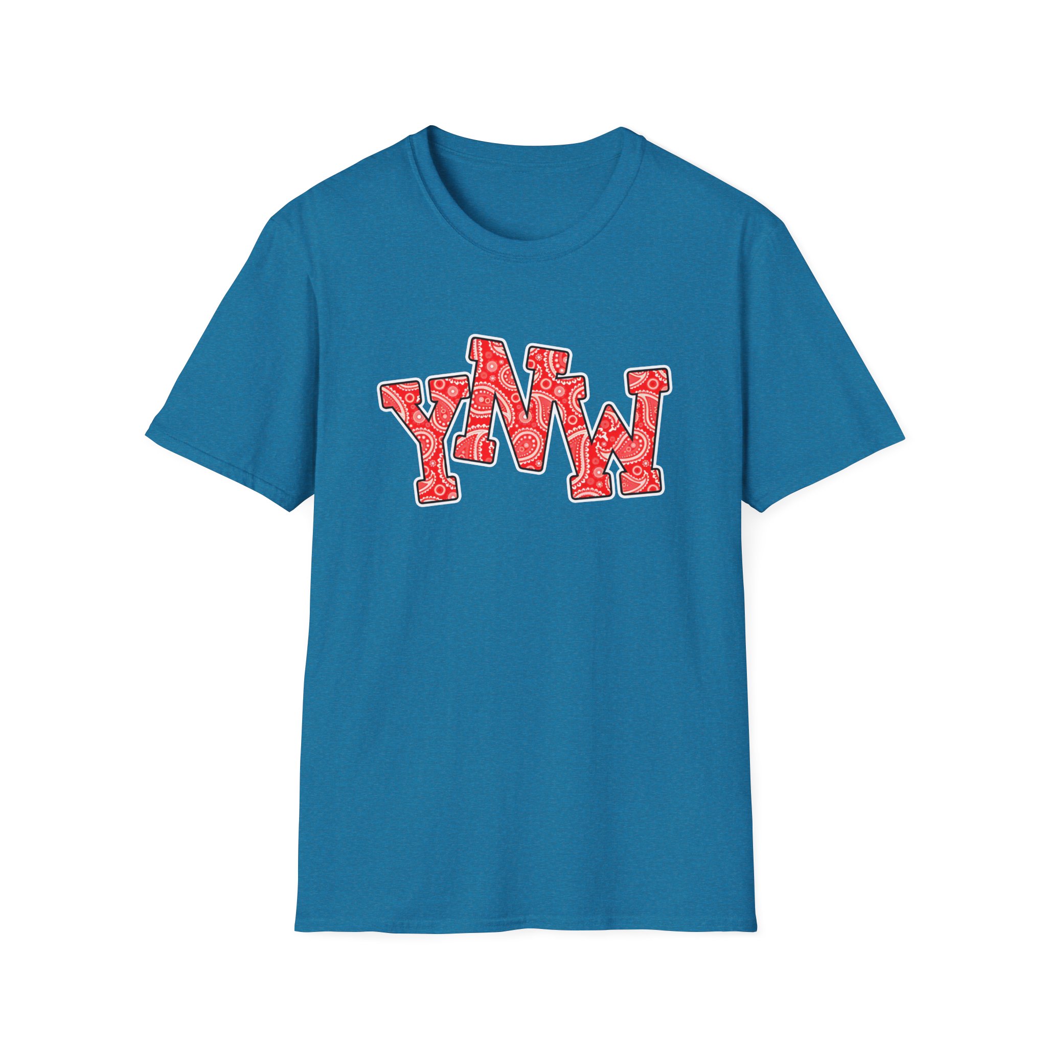 YNW Melly Paisley Unisex Softstyle T-Shirt