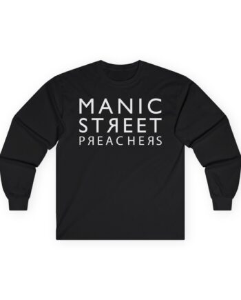 Manic Street Preachers Reversed Logo Unisex Ultra Cotton Long Sleeve Tee