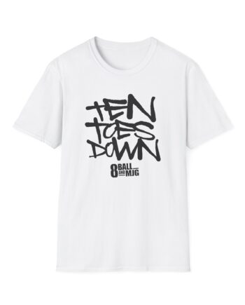 8ball Mjg Ten Toes Down Unisex Softstyle T-Shirt