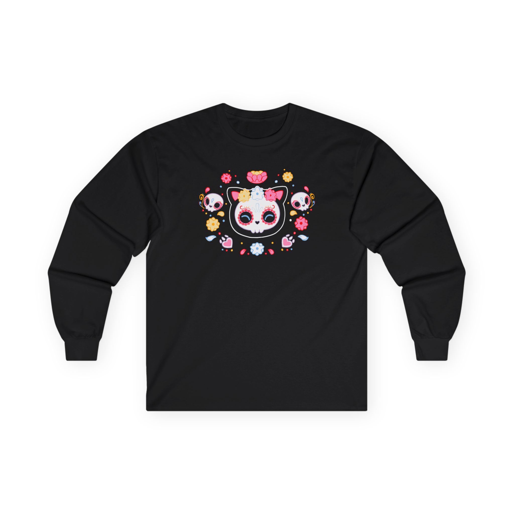 Aphmau Sugar Skull Cat Unisex Ultra Cotton Long Sleeve Tee