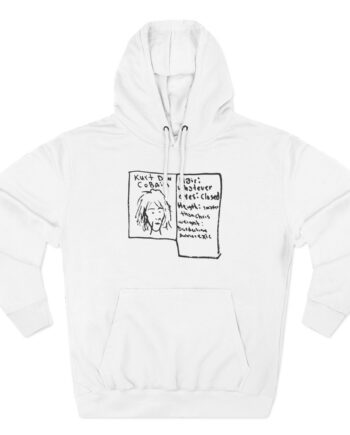 Kurt Cobain Kurt Don Profile Three-Panel Fleece Hoodie