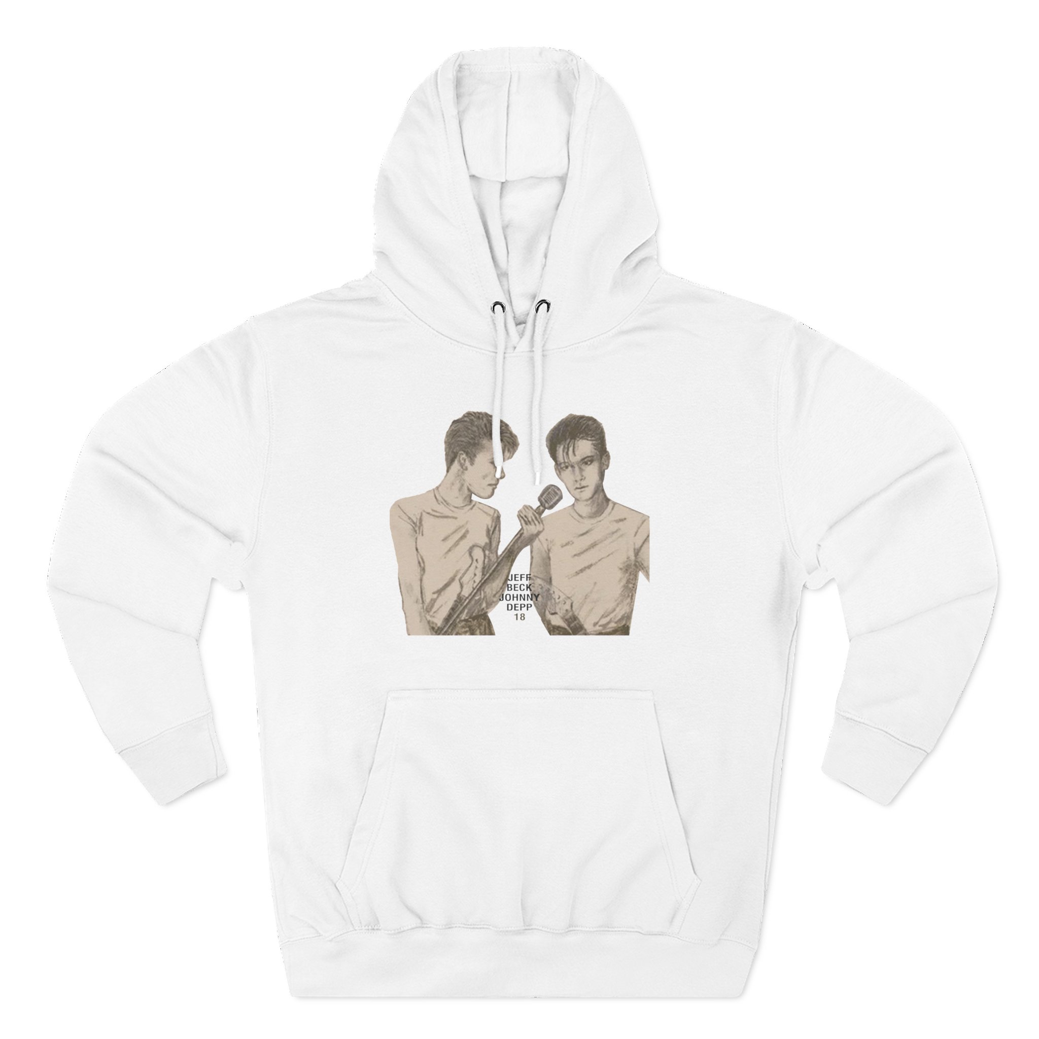 Jeff Beck Jeff & Johnny Three-Panel Fleece Hoodie