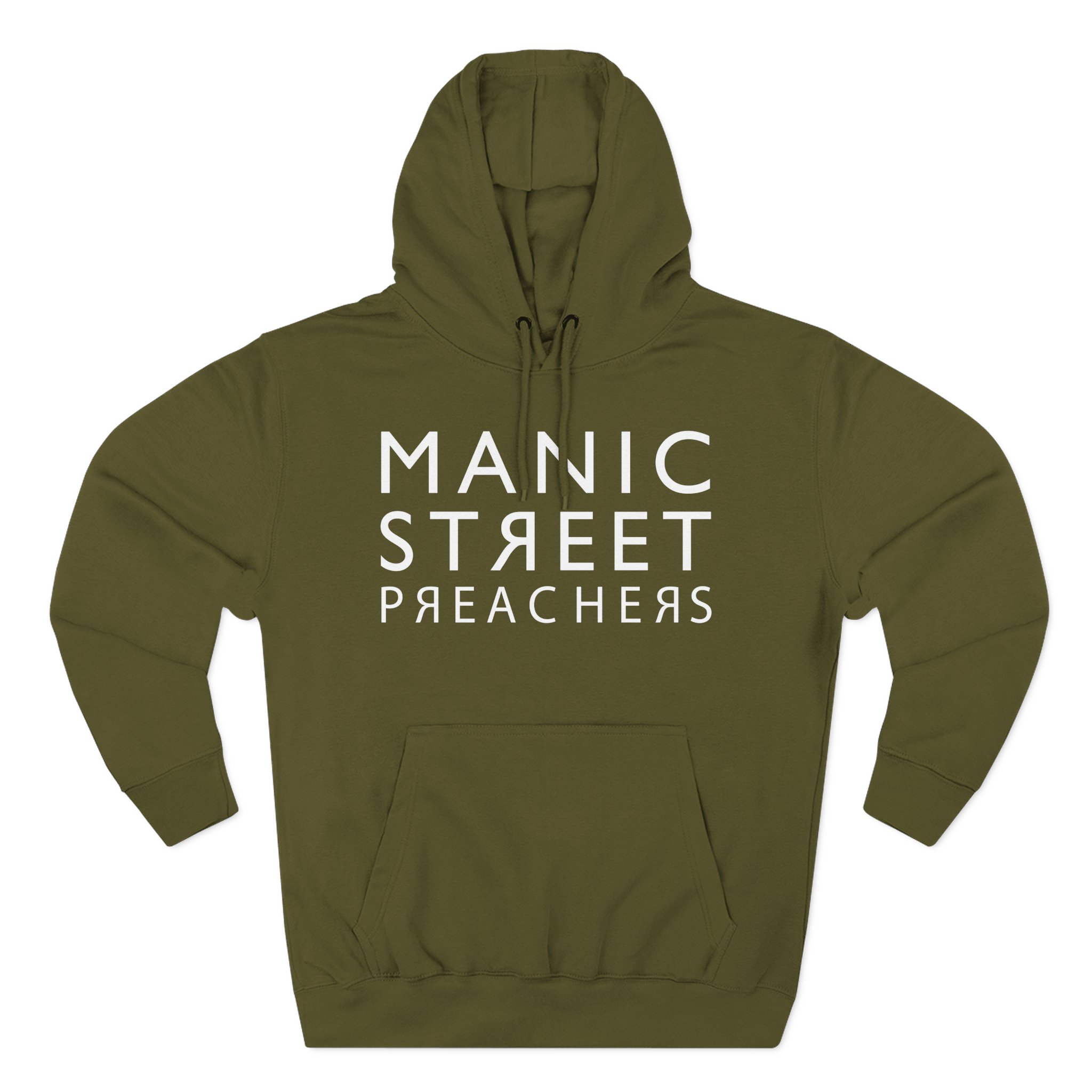 Manic Street Preachers Reversed Logo Three-Panel Fleece Hoodie