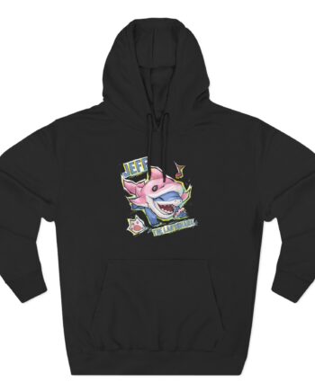 Jeff the Land Shark Three-Panel Fleece Hoodie