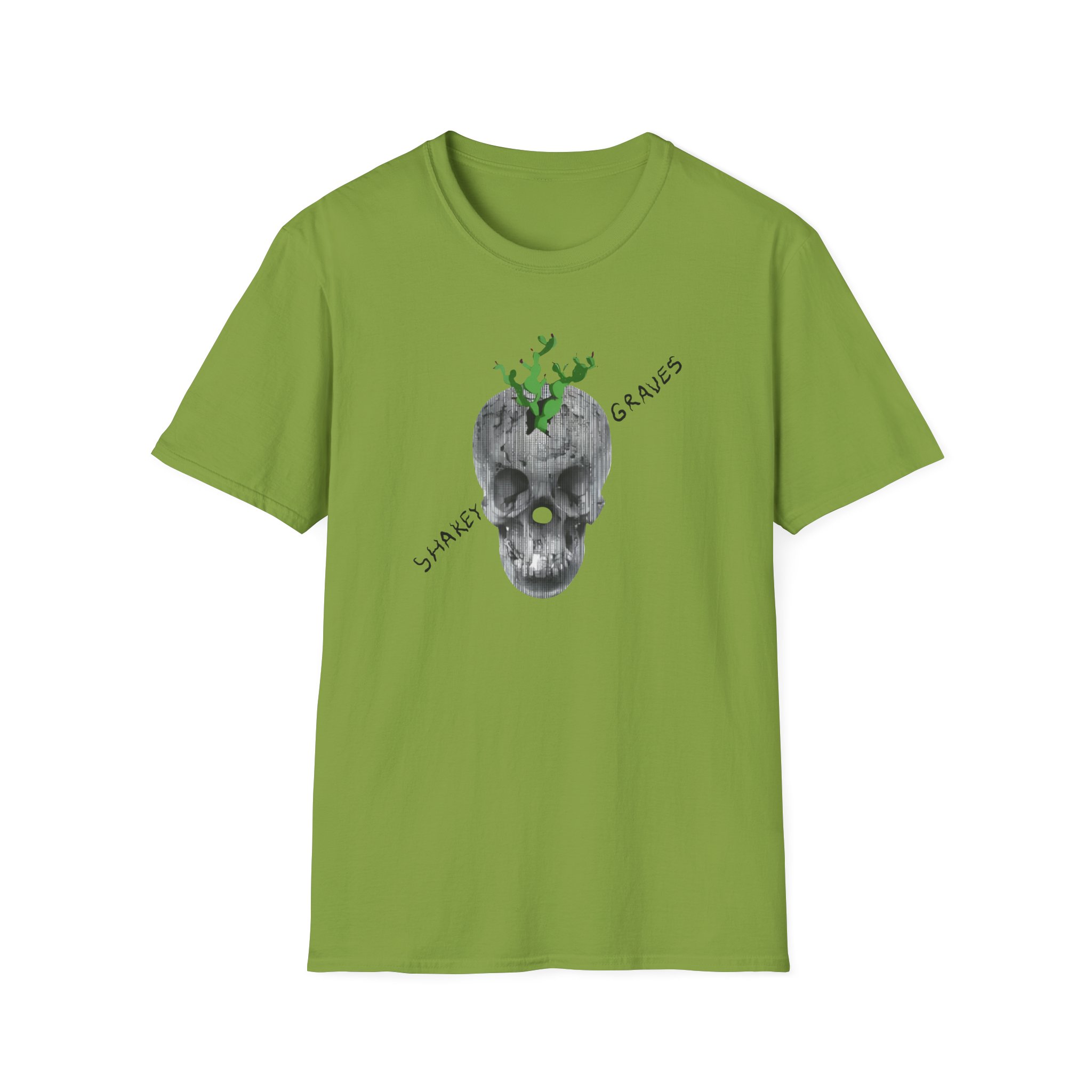 Shakey Graves Skull Unisex Softstyle T-Shirt