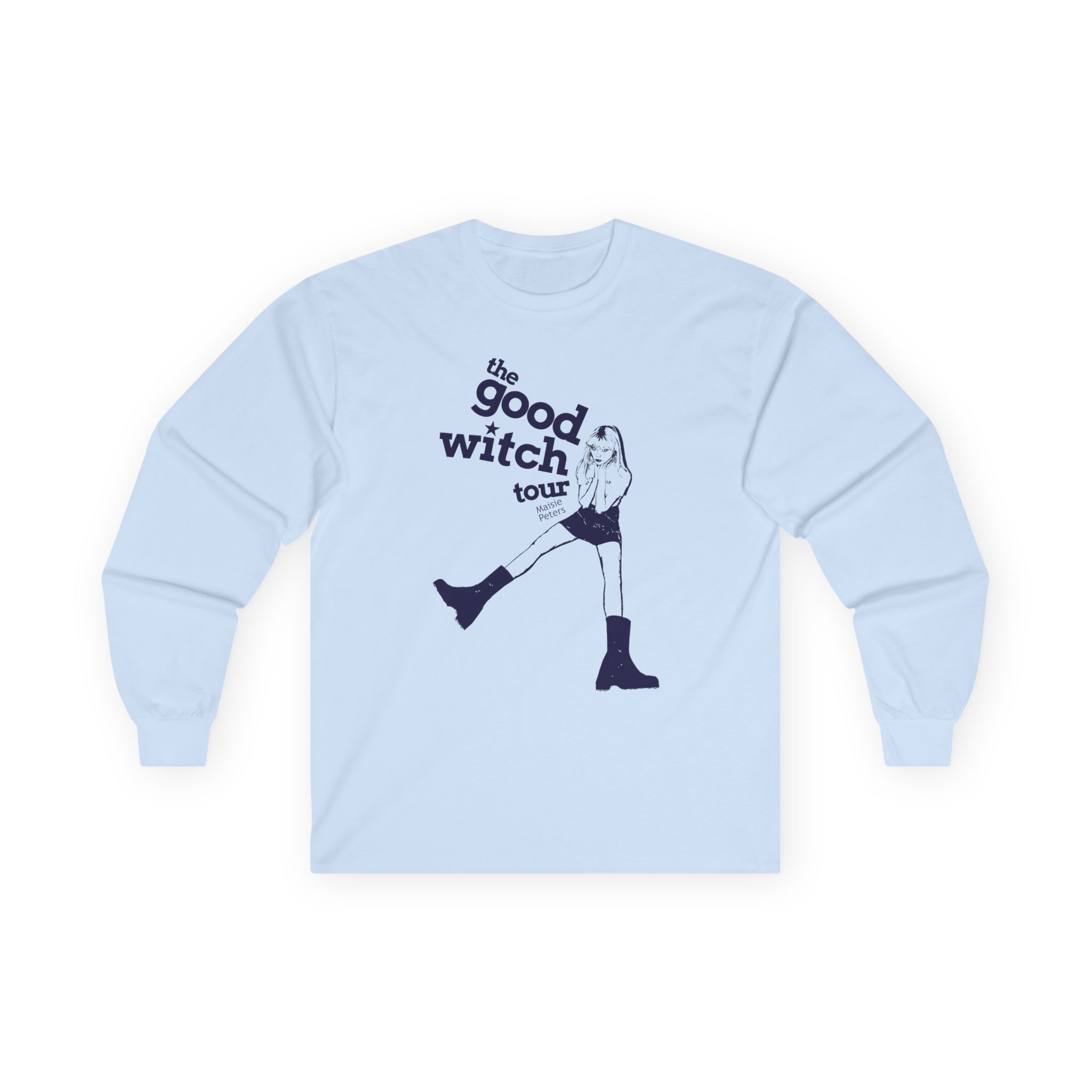 Maisie Peters the Good With Uk/eu 23/24 Tour Unisex Ultra Cotton Long Sleeve Tee