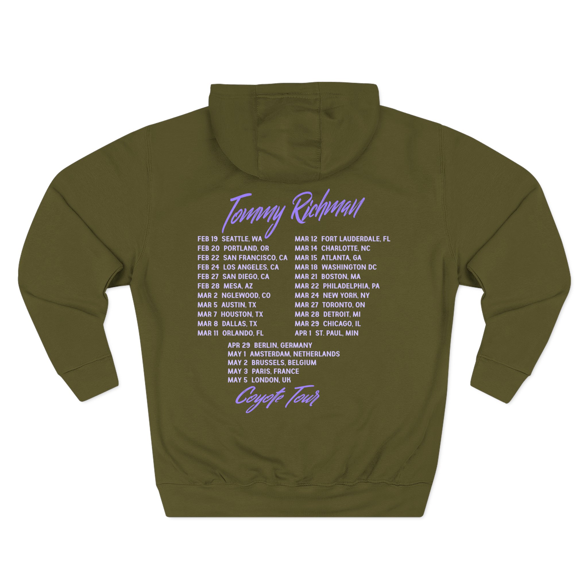 Tommy Richman Coyote Tour Three-Panel Fleece Hoodie