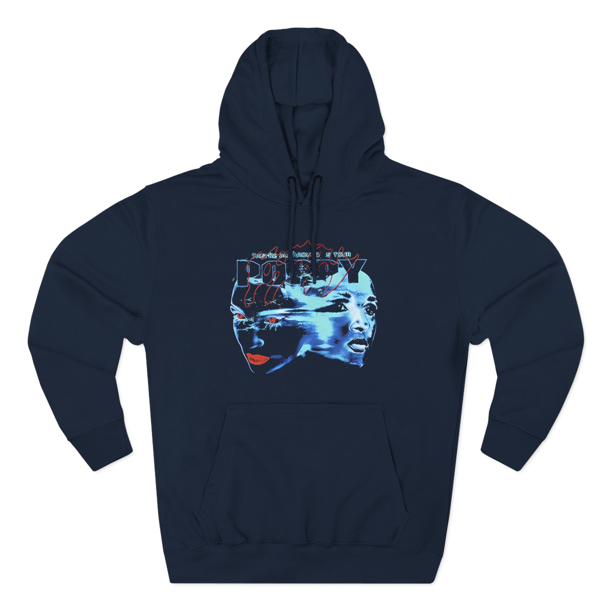 Poppy They Are All Around Us Tour Three-Panel Fleece Hoodie